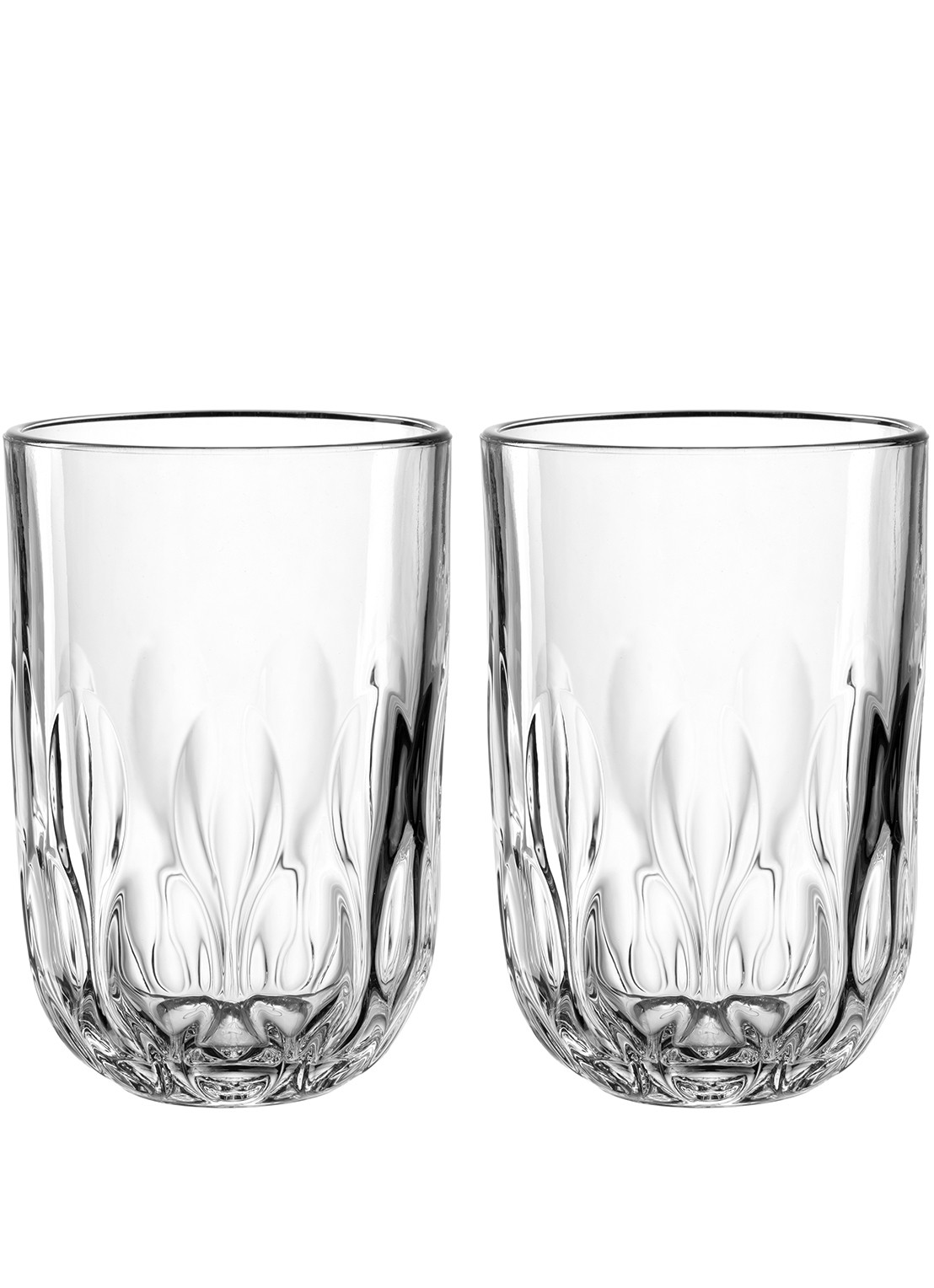 Leonardo Gocce Latte Macchiato glas 390 cl set van 2  - voorkant undefined