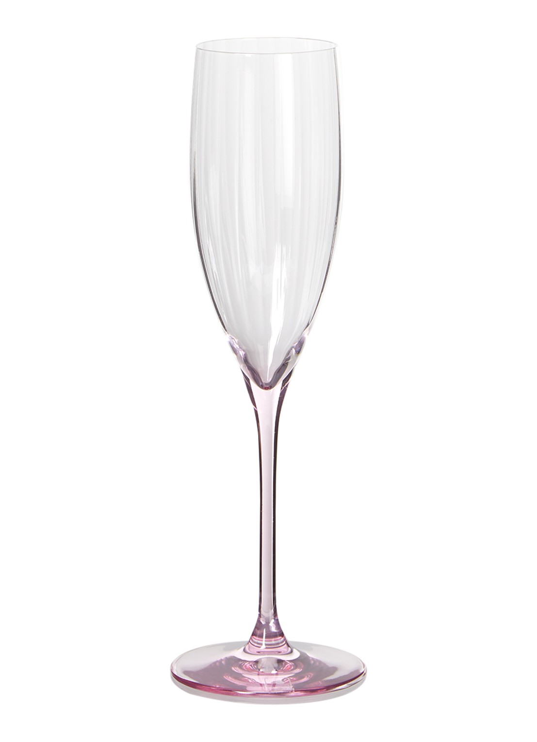 Leonardo Poesia champagneglas 25 cl - voorkant roze