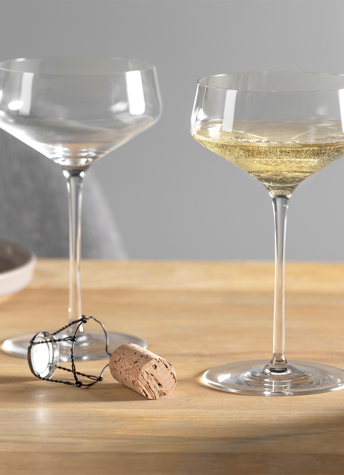 Leonardo Puccini champagneglas 35 cl - detail 3 transparant