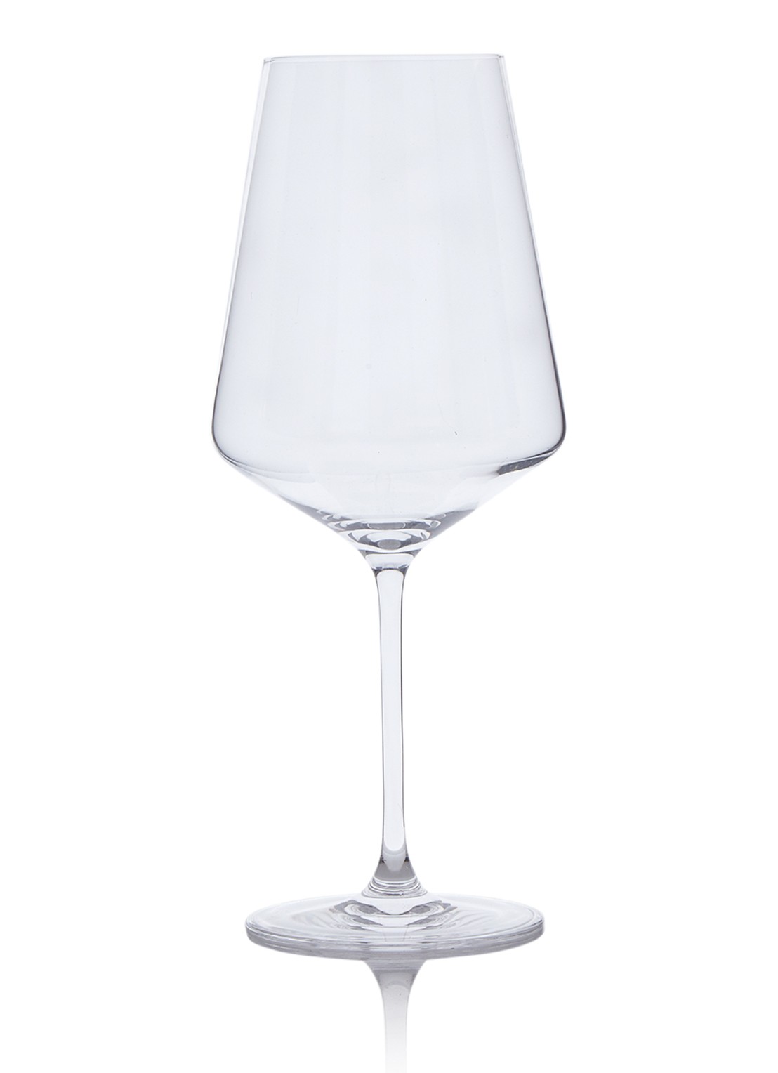 Leonardo Puccini rode wijnglas 75 cl - voorkant transparant