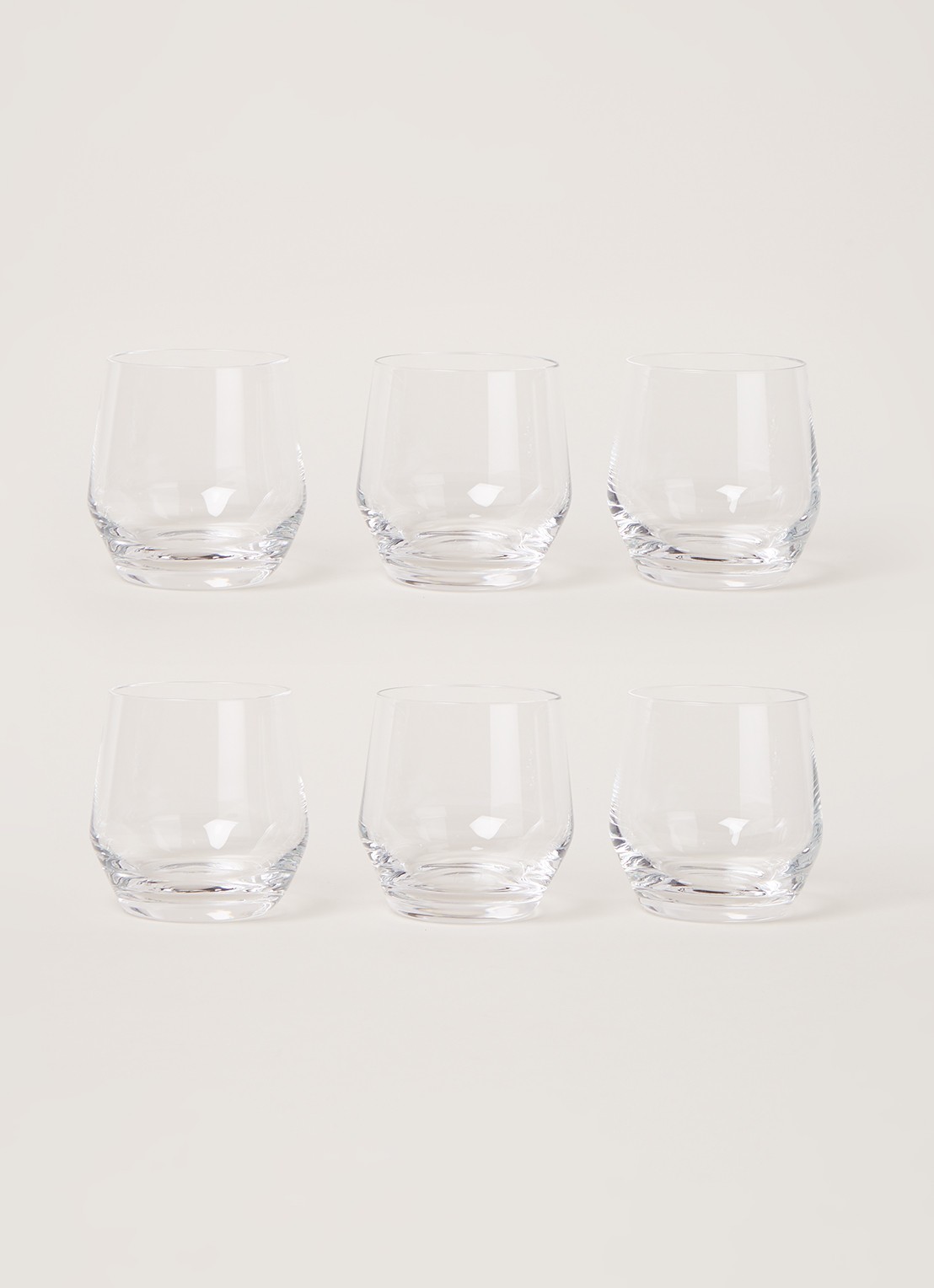 Leonardo Puccini whiskyglas 31 cl set van 6  - voorkant 2 transparant