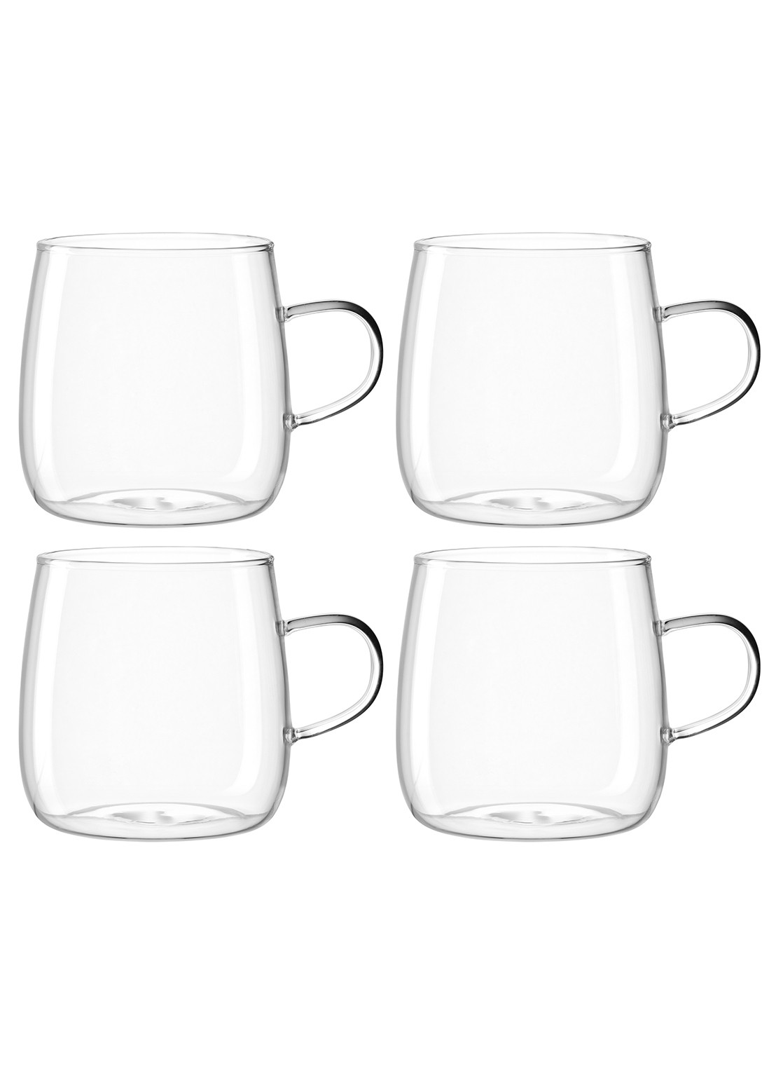 Leonardo Tè Per Te theeglas 57 cl set van 4 - achterkant 3 transparant