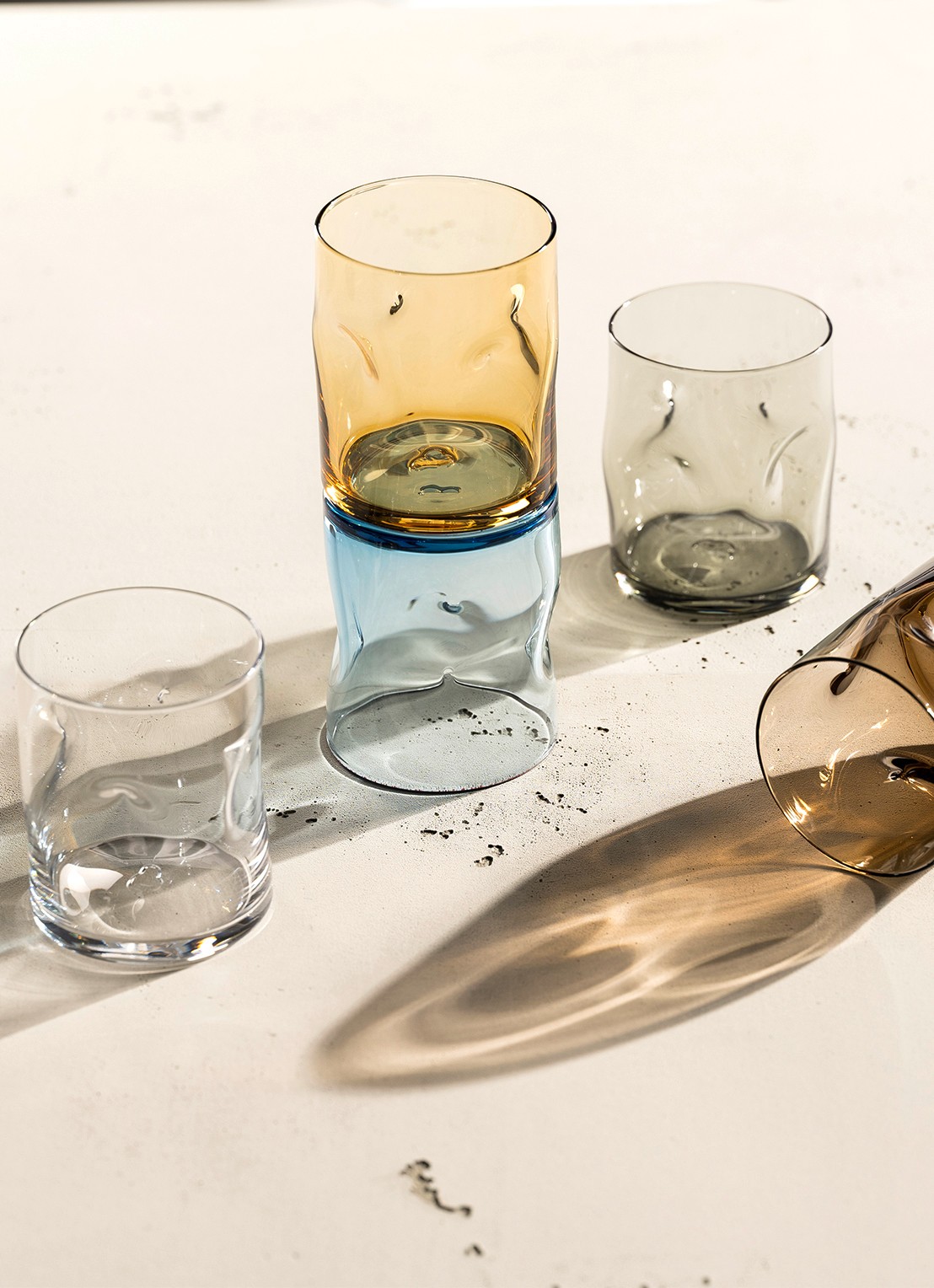 Leonardo Vesuvio drinkglas 30 cl set van 4 - detail 3 blauw