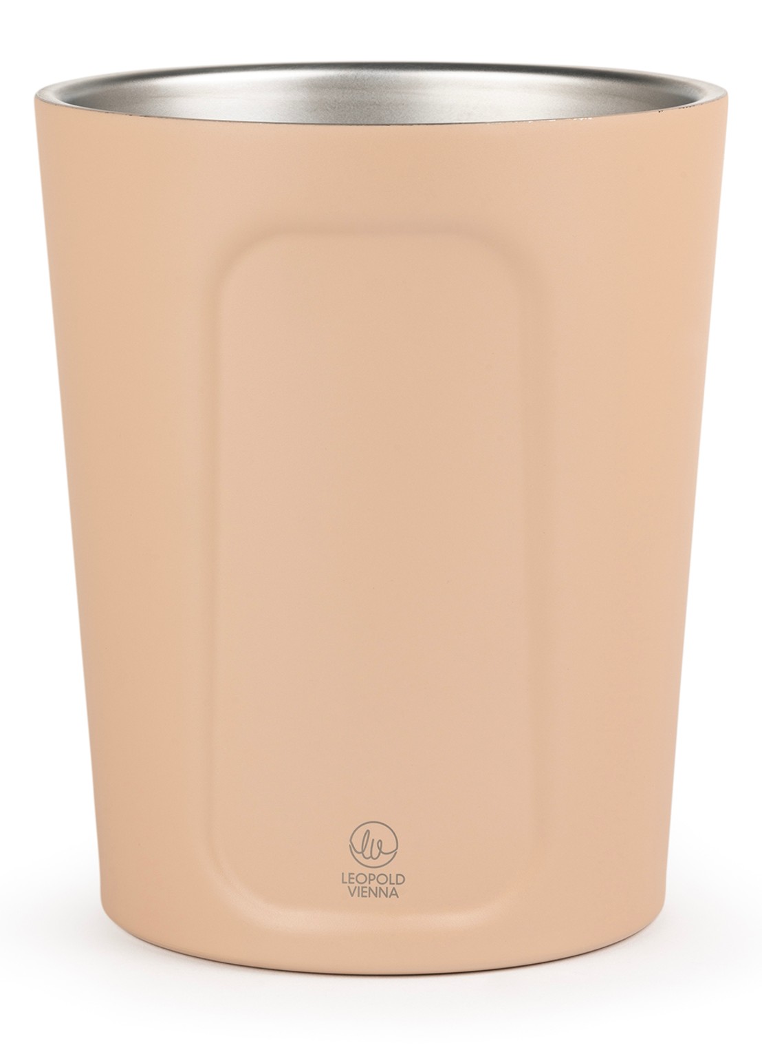 Leopold Vienna Corvina dubbelwandige champagnekoeler - voorkant beige