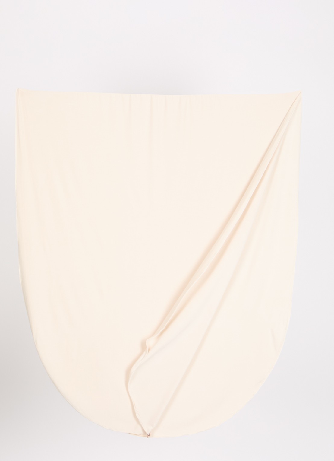LES Atelier Bamboo Jersey hoofddoek 180 x 82 cm - detail 3 ivoor