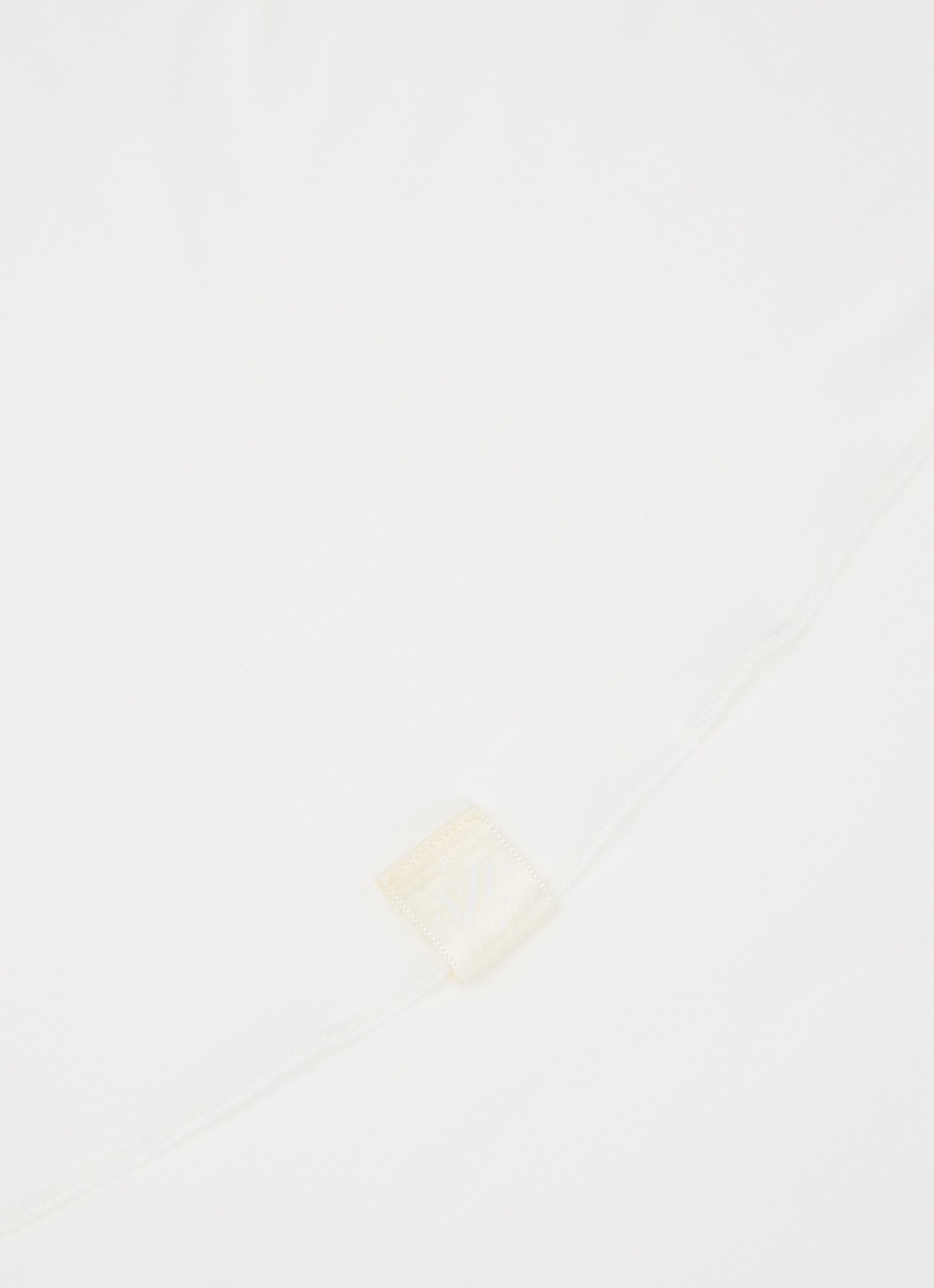 LES Atelier Bamboo Jersey hoofddoek 180 x 82 cm - detail 4 wit