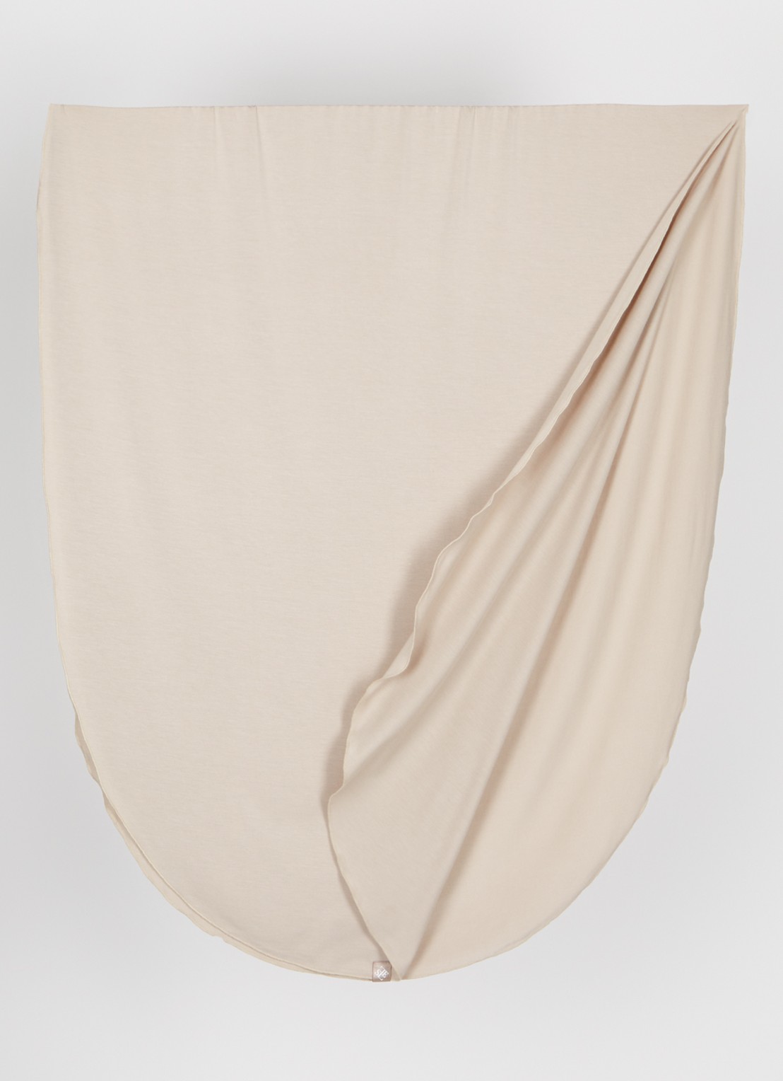 LES Atelier Bamboo Jersey hoofddoek 180 x 82 cm - detail taupe