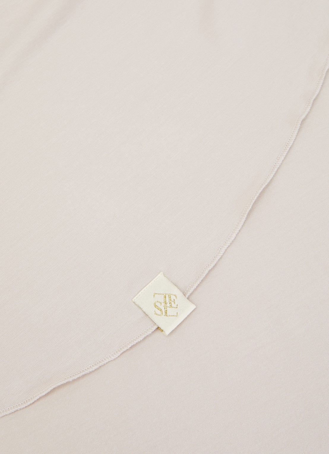 LES Atelier Bamboo Jersey hoofddoek 180 x 82 cm - detail 4 lichtpaars