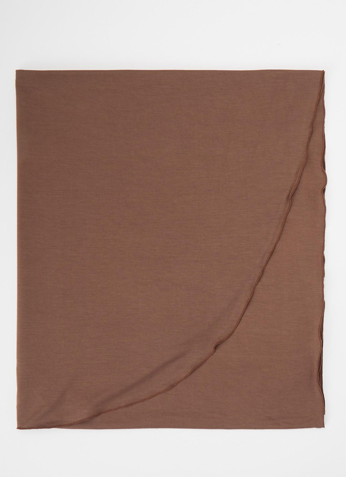 LES Atelier Bamboo Jersey hoofddoek 180 x 82 cm - voorkant 3 bruin