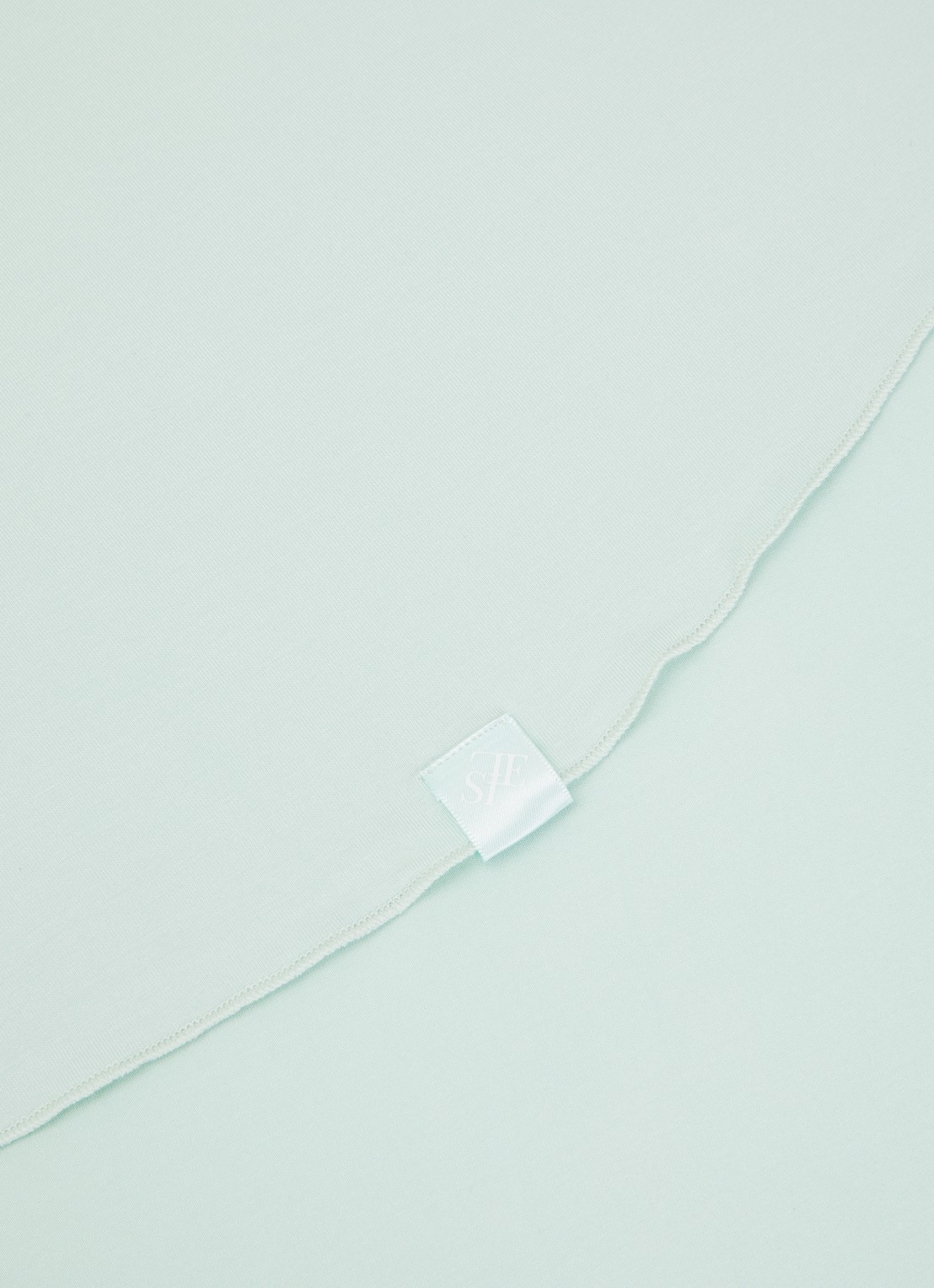 LES Atelier Bamboo Jersey hoofddoek 180 x 82 cm - detail 4 mint