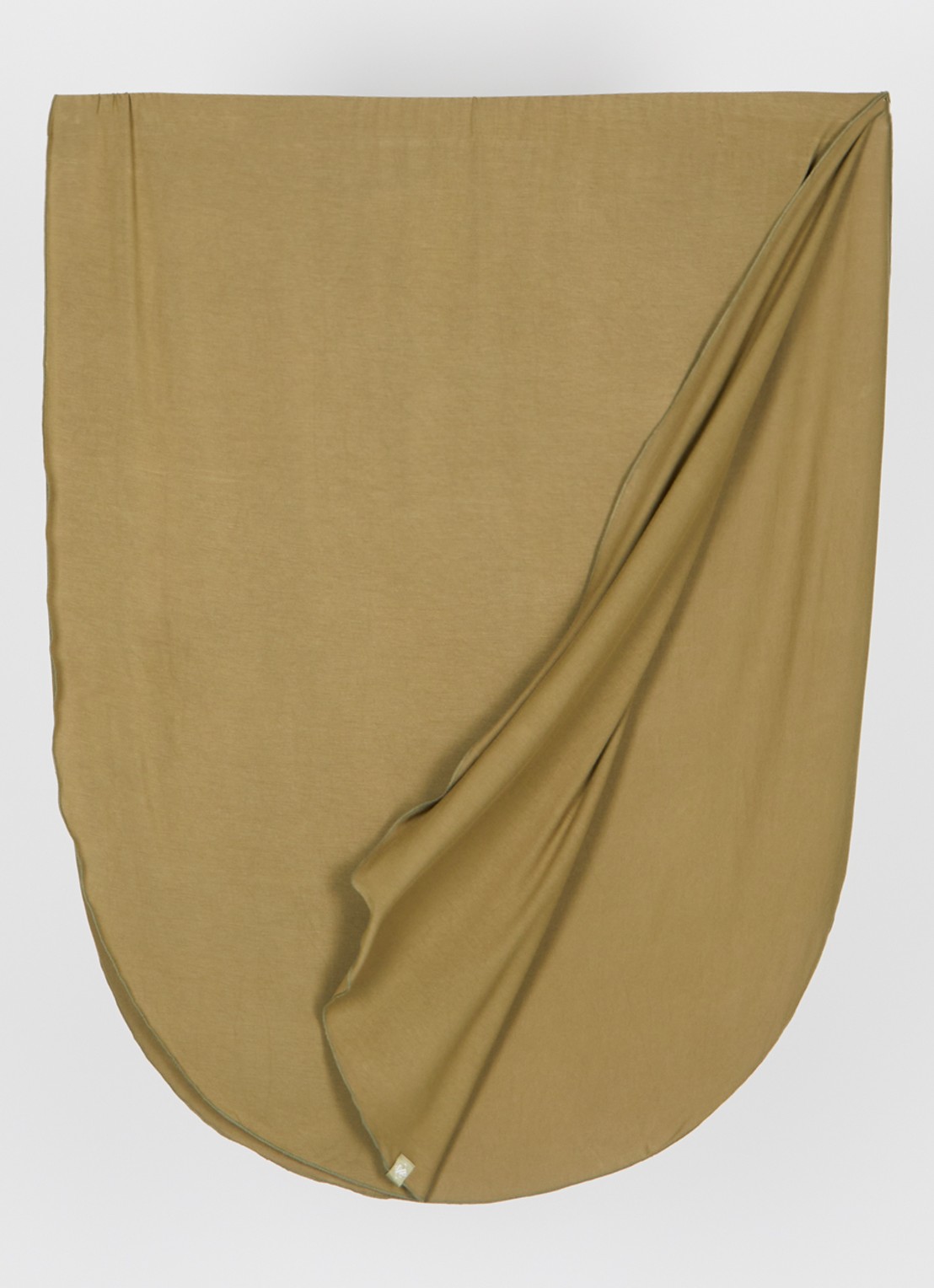LES Atelier Bamboo Jersey hoofddoek 180 x 82 cm - detail 3 olijfgroen