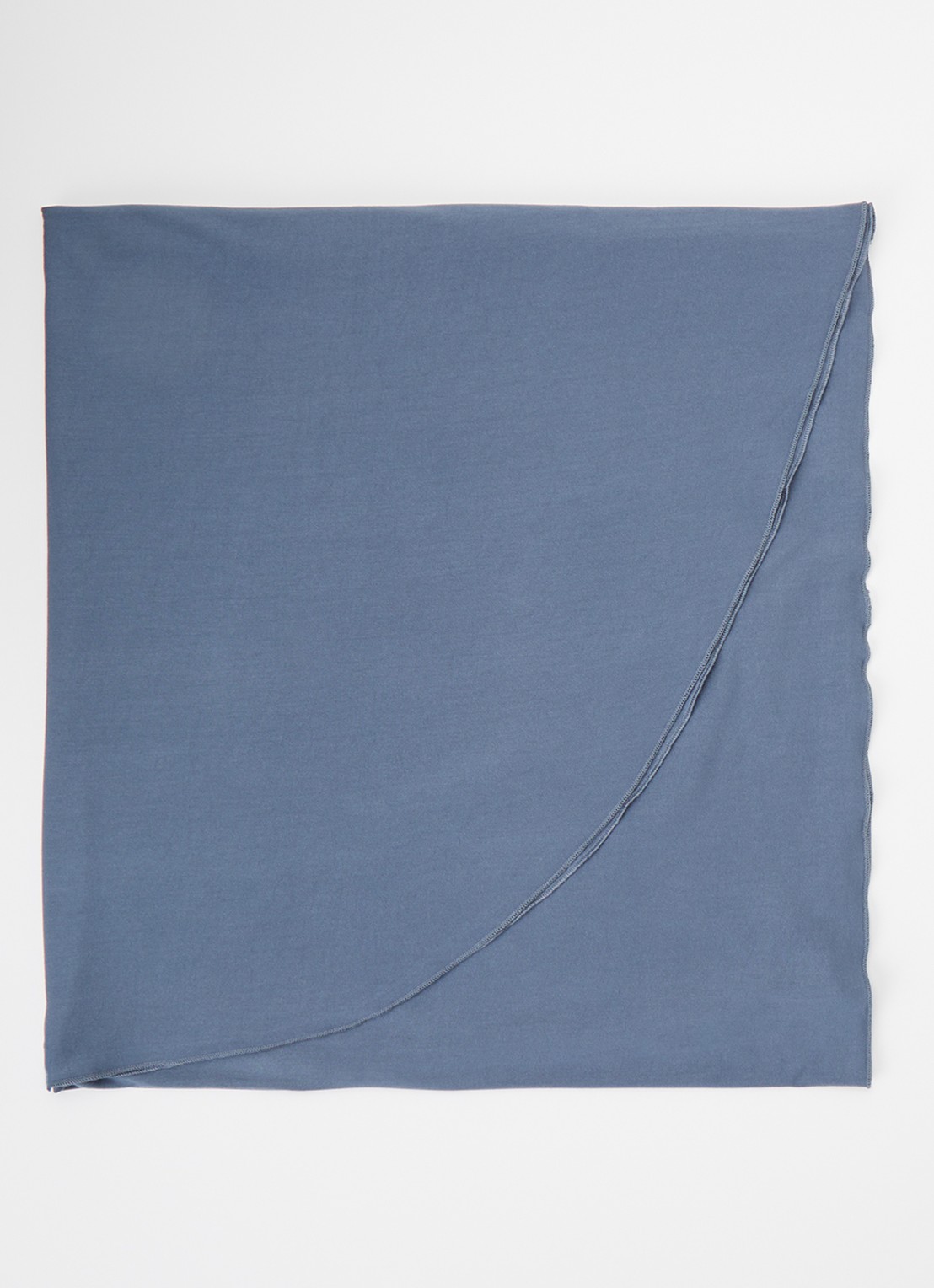 LES Atelier Bamboo Jersey hoofddoek 180 x 82 cm - voorkant indigo