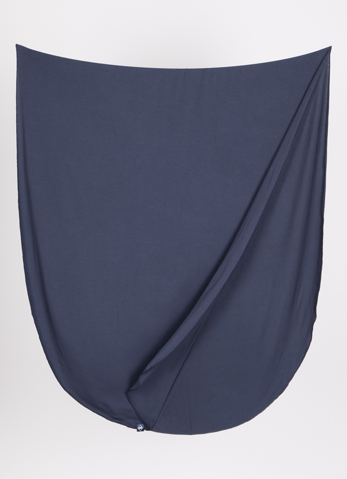 LES Atelier Bamboo Jersey hoofddoek 180 x 82 cm - detail 3 donkerblauw