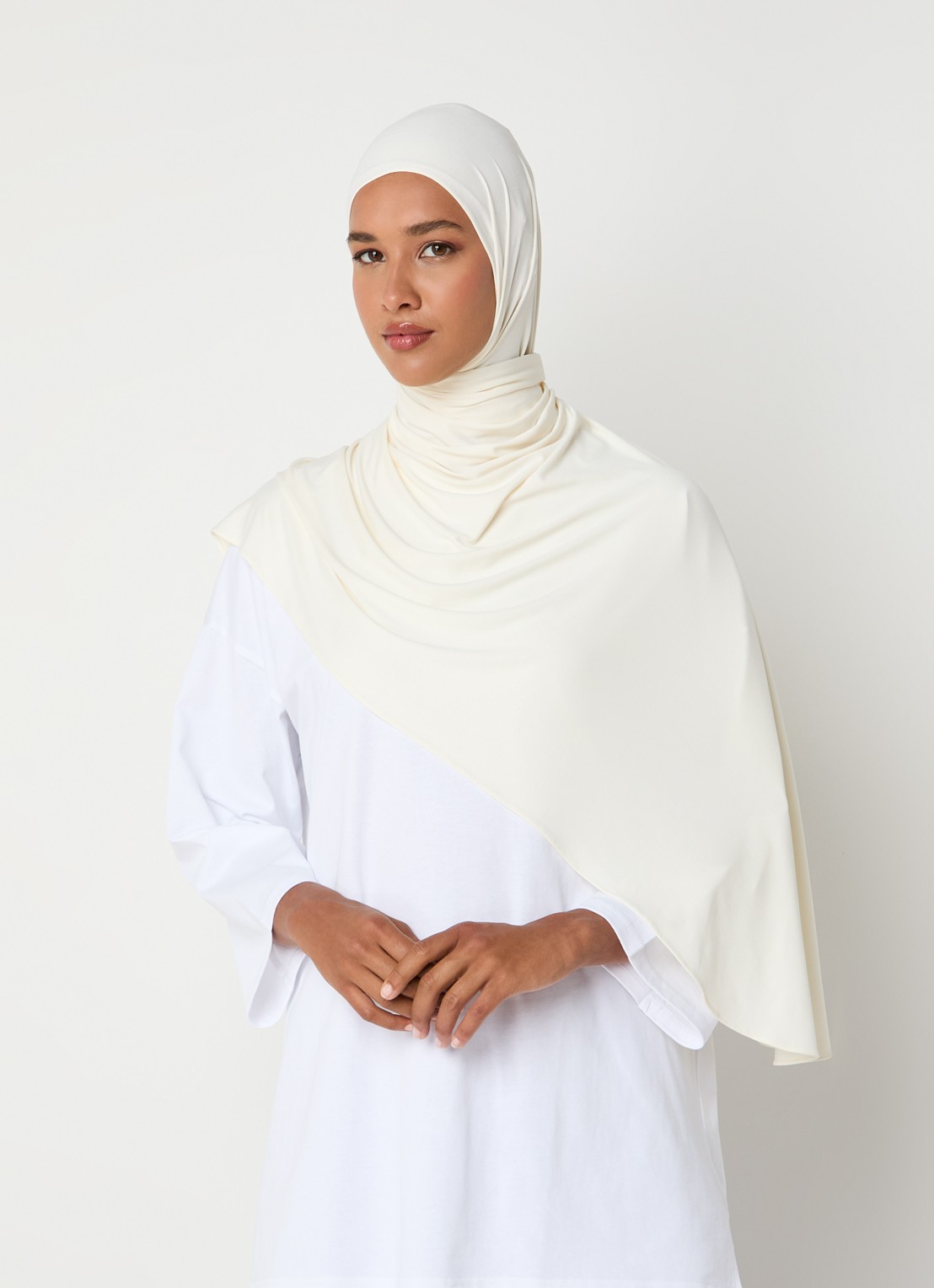 LES Atelier Hoofddoek 90 x 200 cm - voorkant 4 gebroken wit