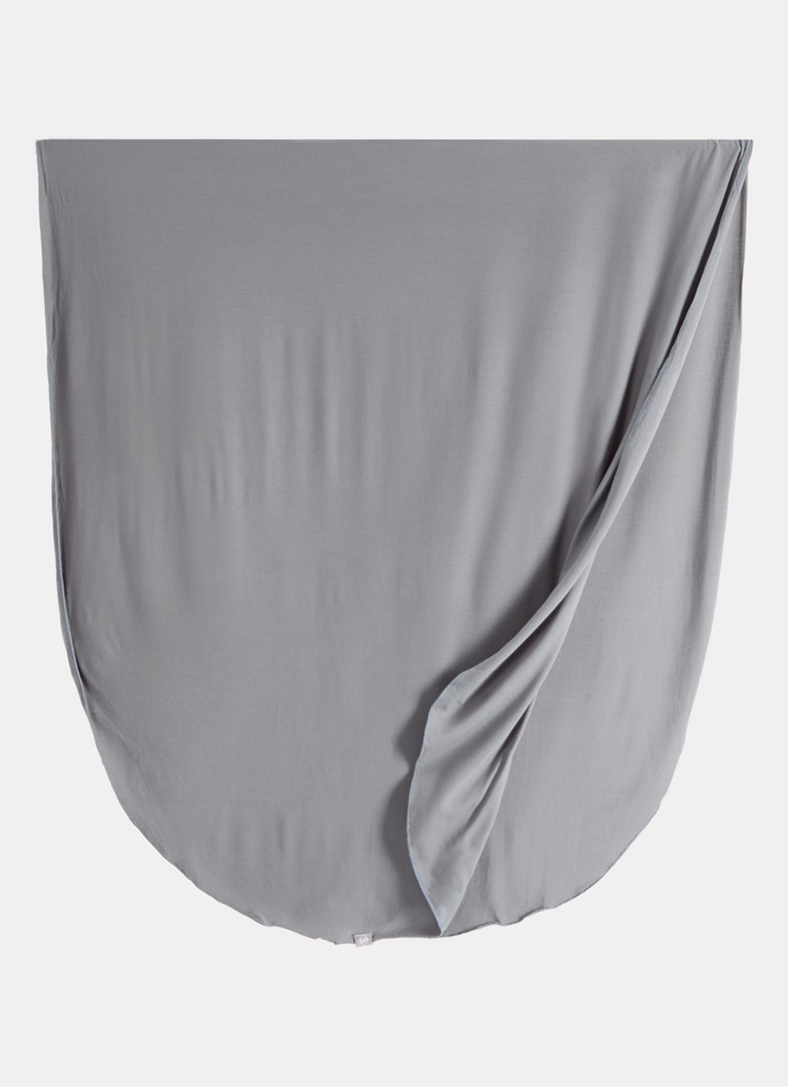 LES Atelier Hoofddoek van jersey 180 x 80 cm - detail 3 grijs