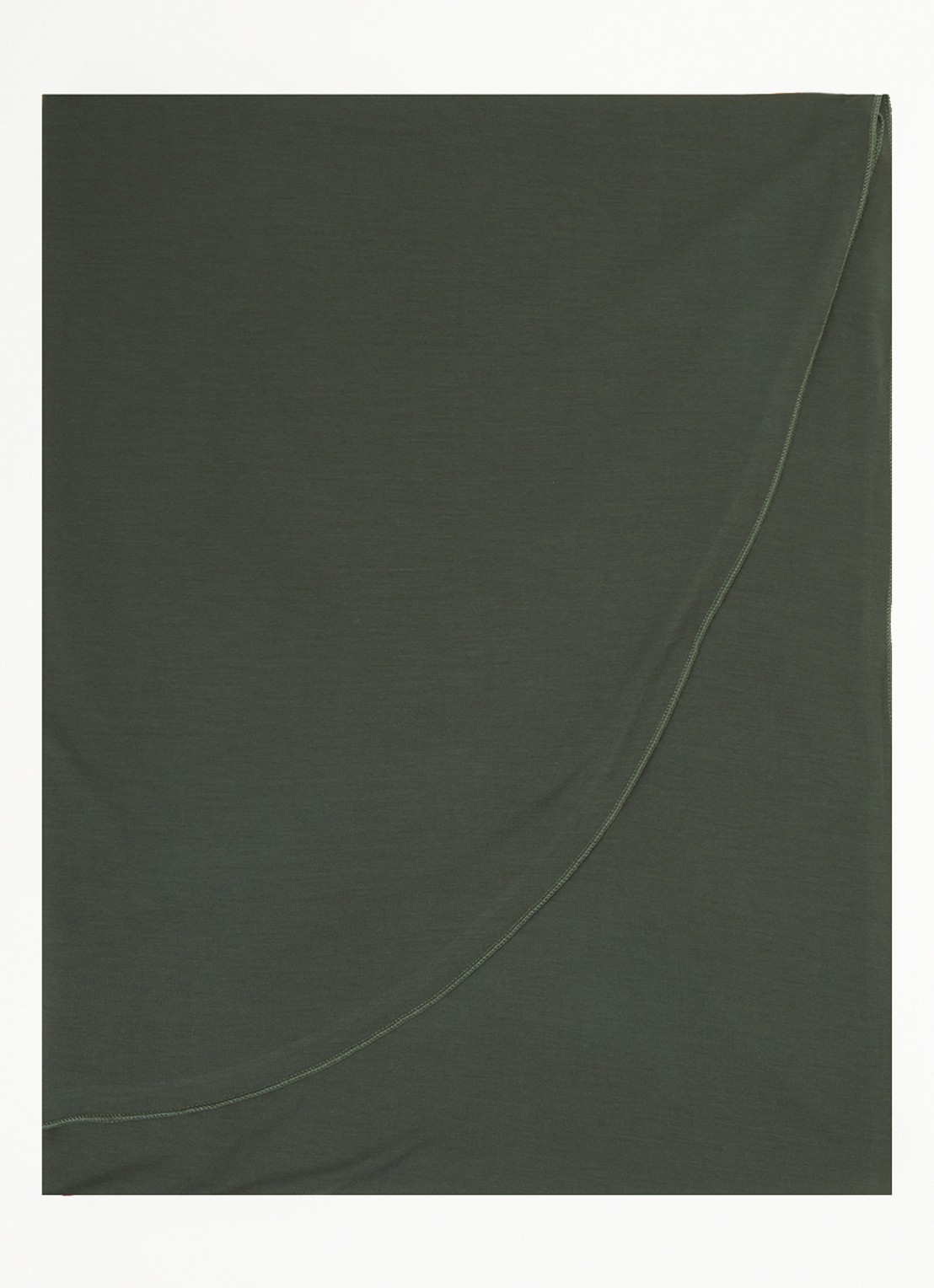 LES Atelier Hoofdoek met logo 180 x 80 cm - voorkant middengrijs