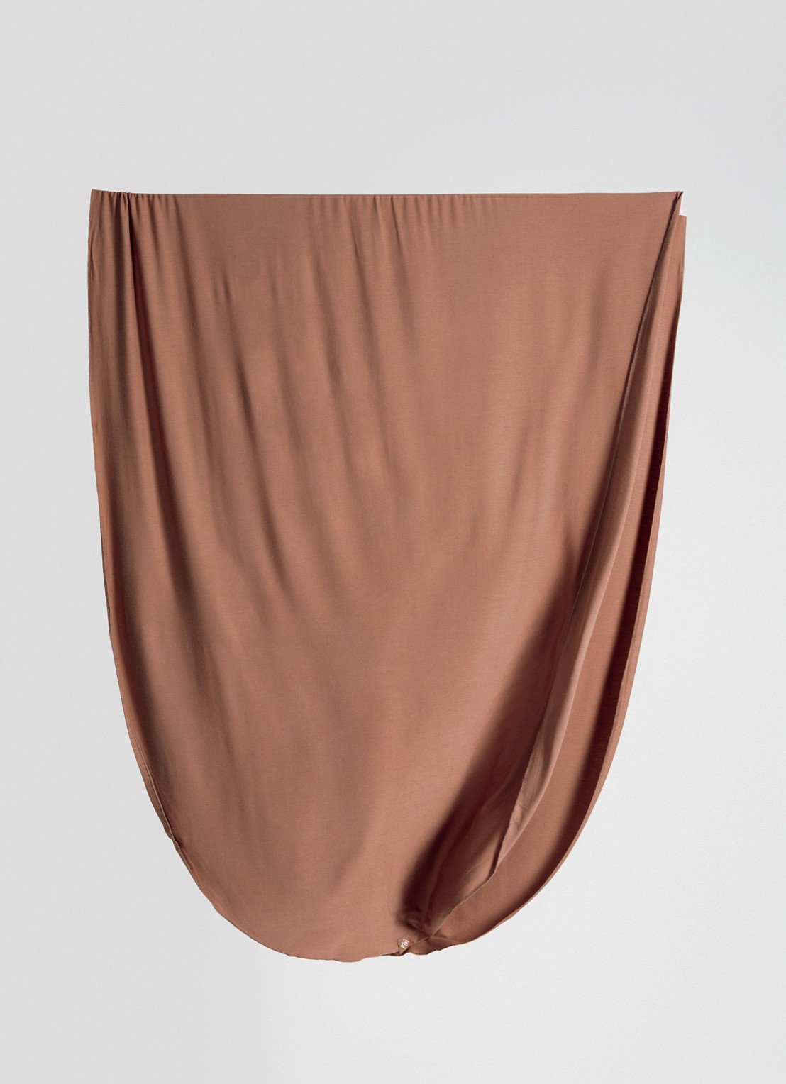 LES Atelier Hoofdoek met logo 180 x 80 cm - detail oudroze
