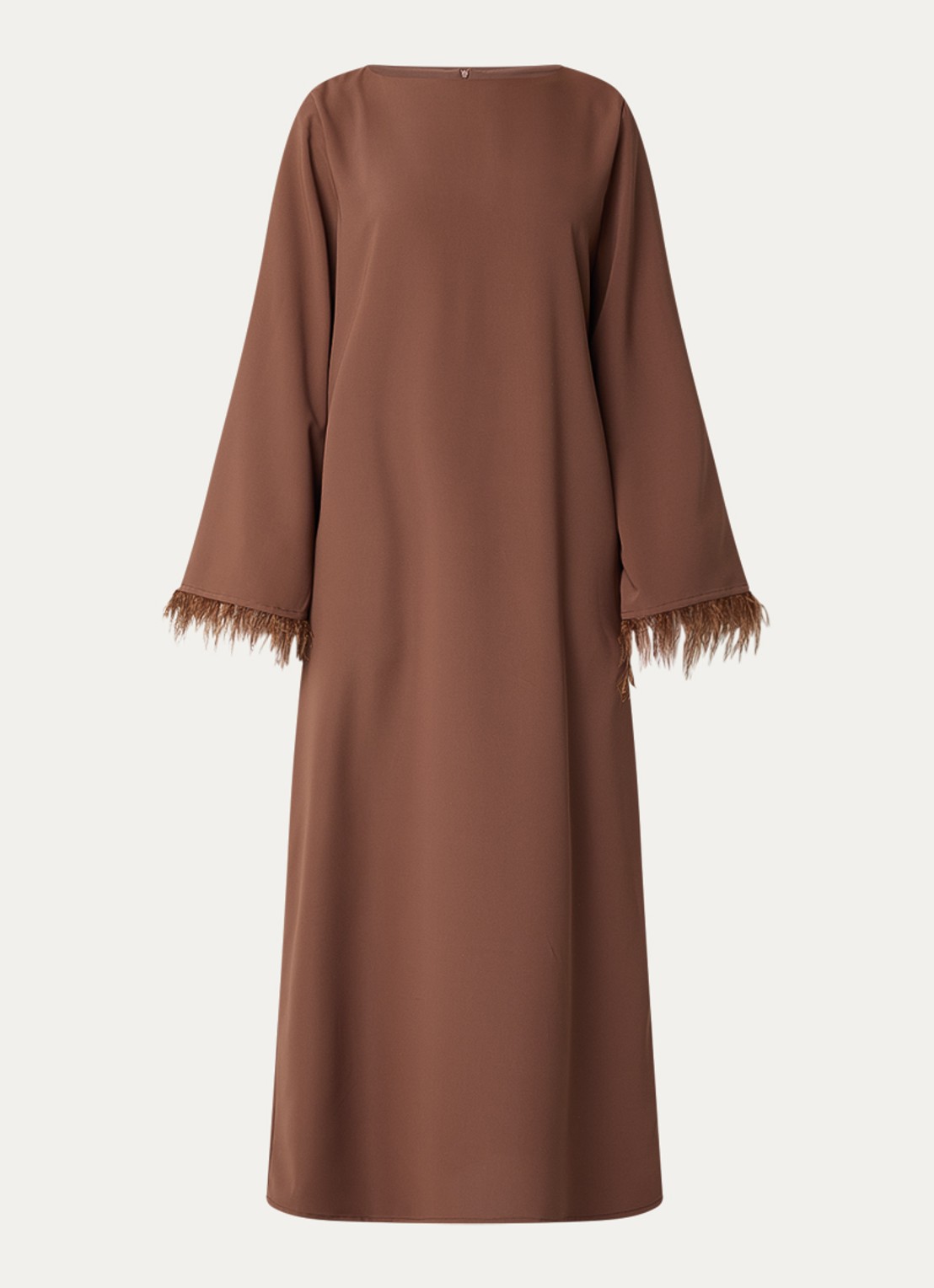 LES Atelier Tayma maxi jurk - voorkant 4 bruin