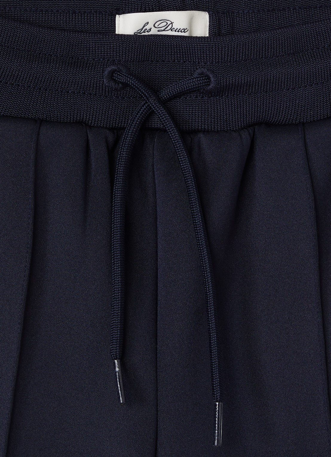 Les Deux Ballier straight fit trackpants met logo - detail 3 donkerblauw