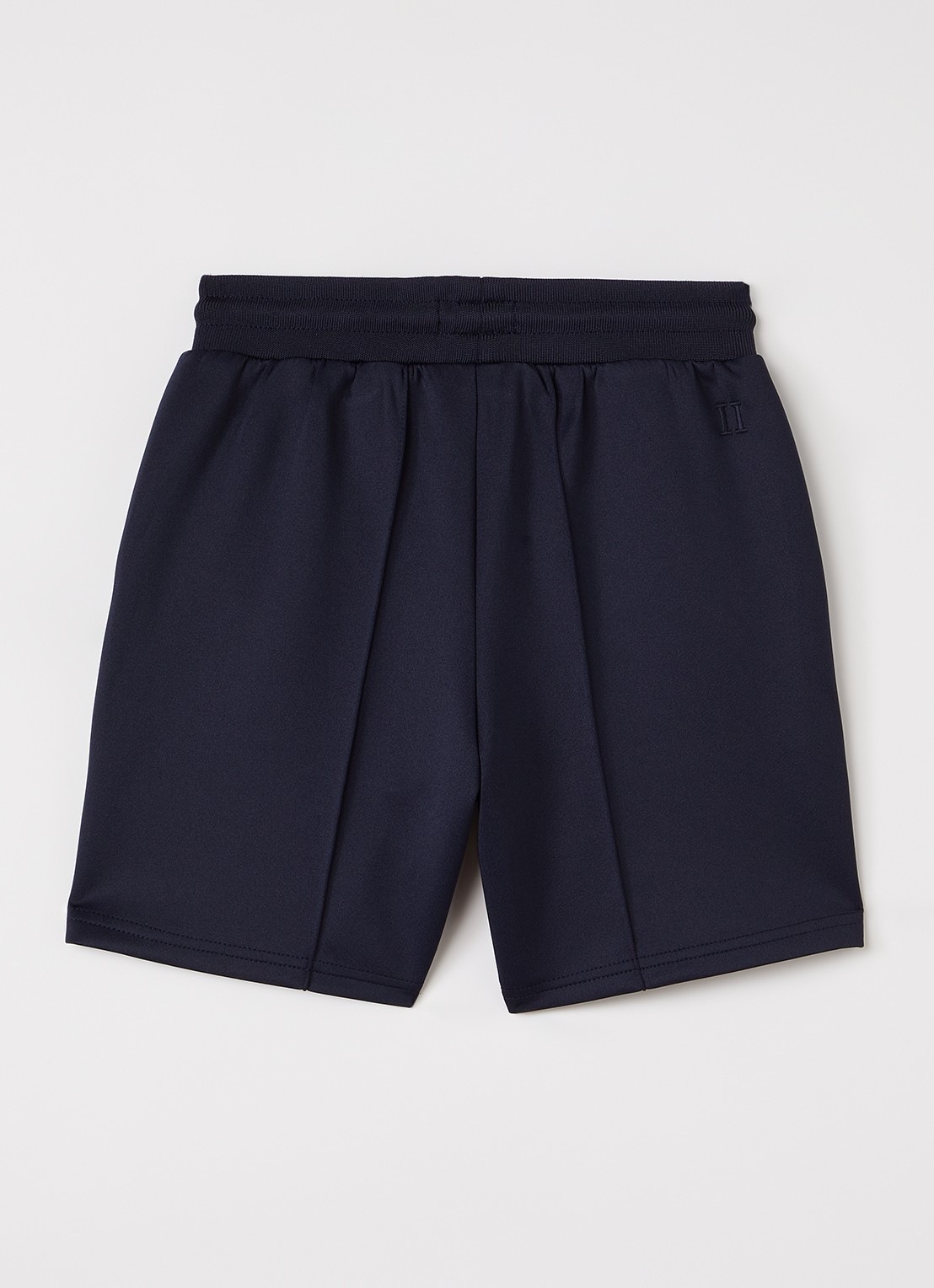Les Deux Ballier straight fit trackpants met logo - voorkant 2 donkerblauw