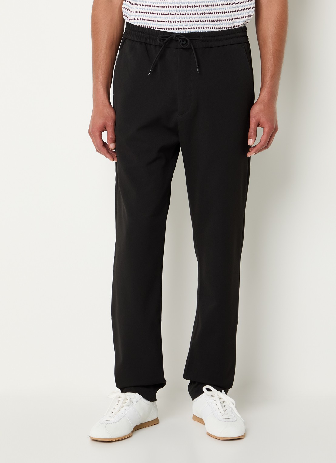 Les Deux Como straight fit pantalon met steekzakken - detail 2 zwart