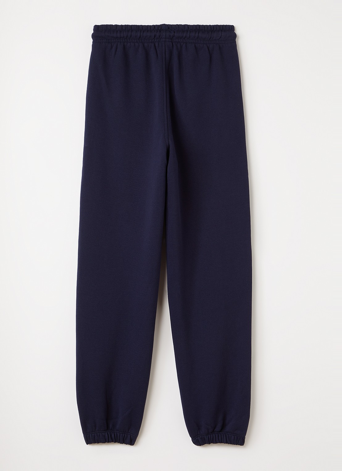 Les Deux Core Contrast tapered fit joggingbroek met logoborduring - voorkant 3 donkerblauw