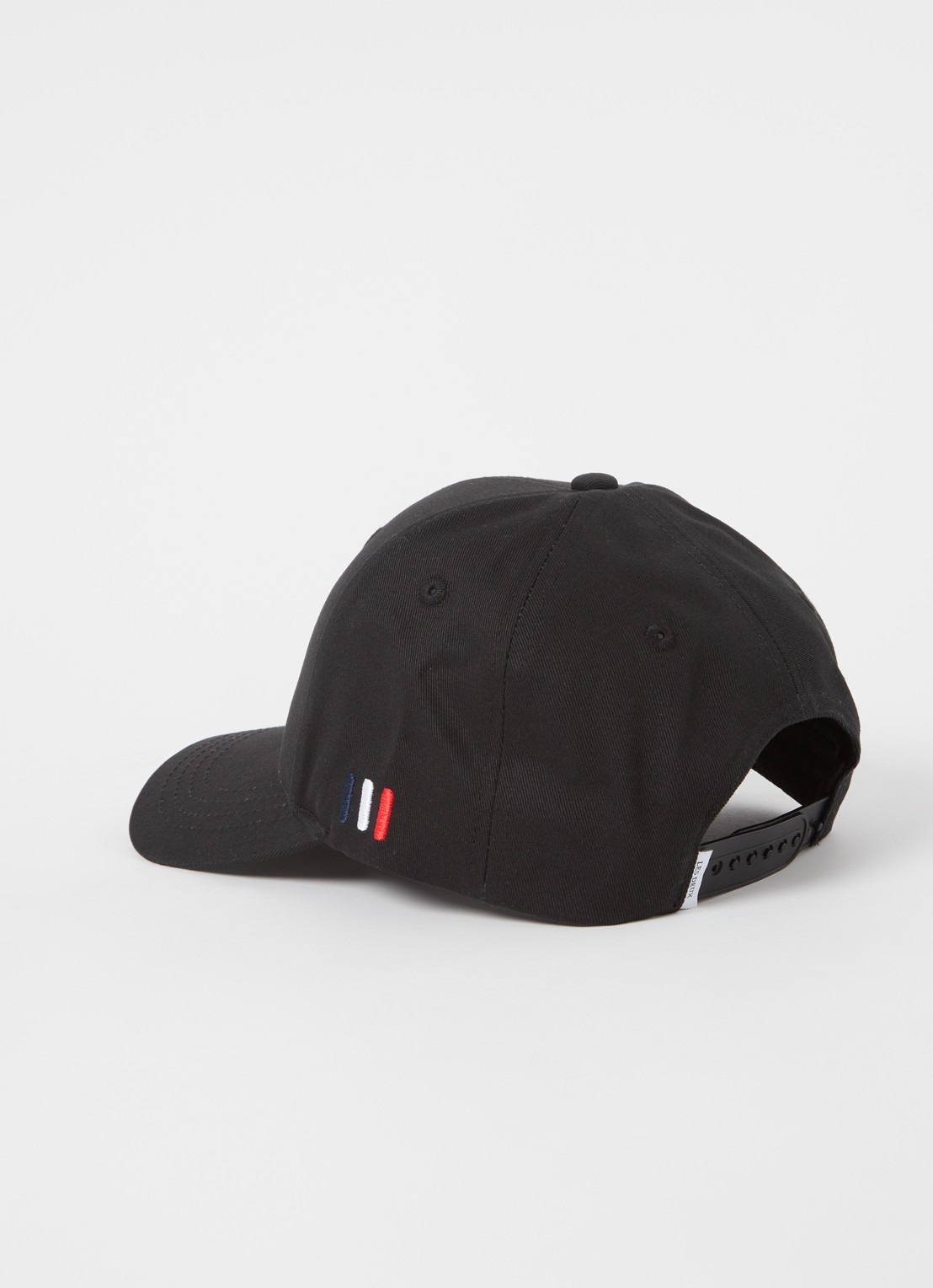 Les Deux Encore baseball pet met logoborduring - detail zwart