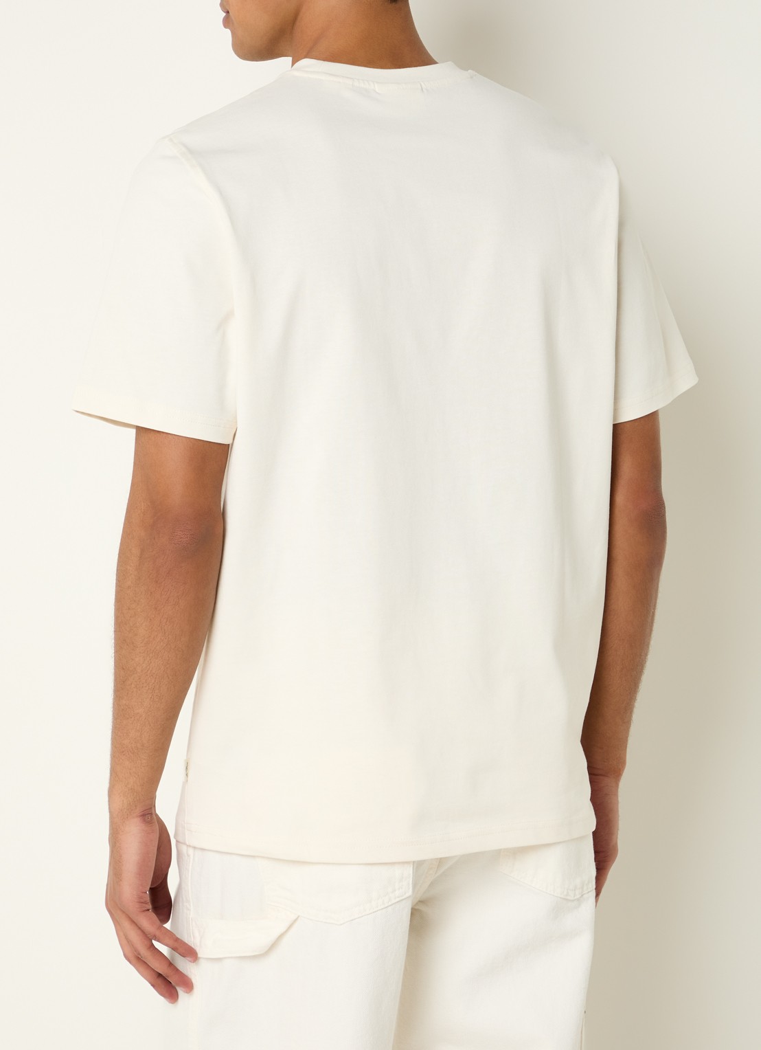 Les Deux Lemons T-shirt met print - achterkant creme