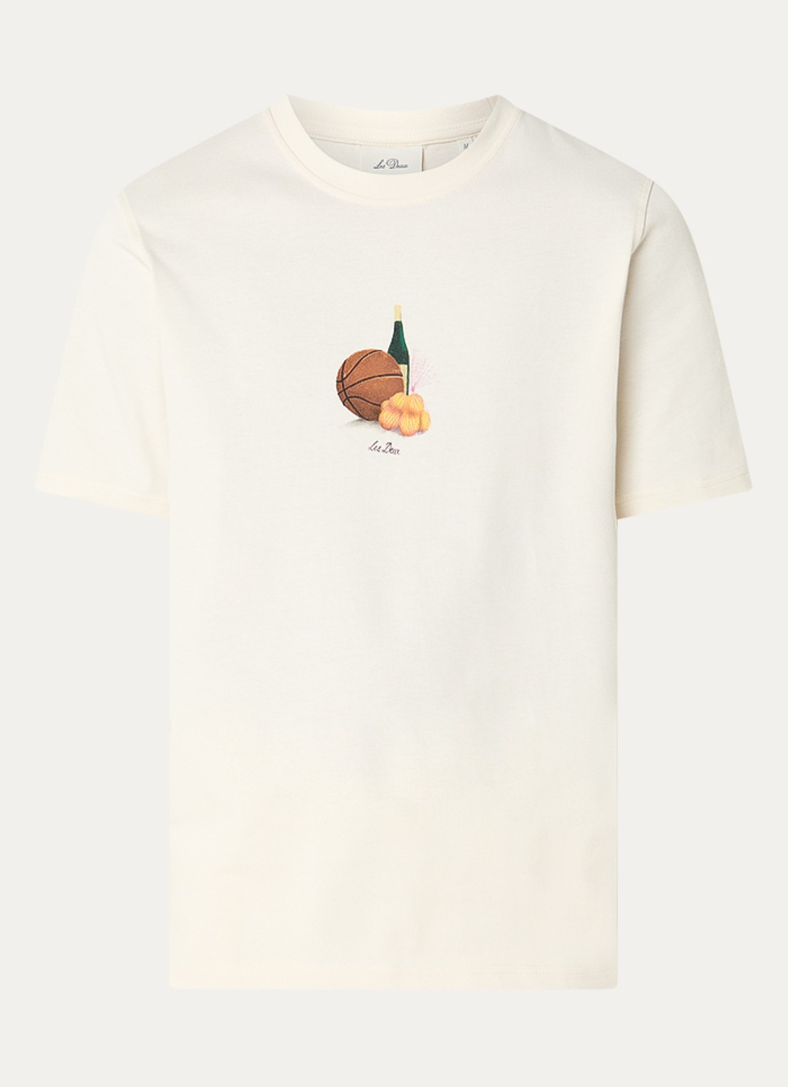 Les Deux Lemons T-shirt met print - voorkant 2 creme