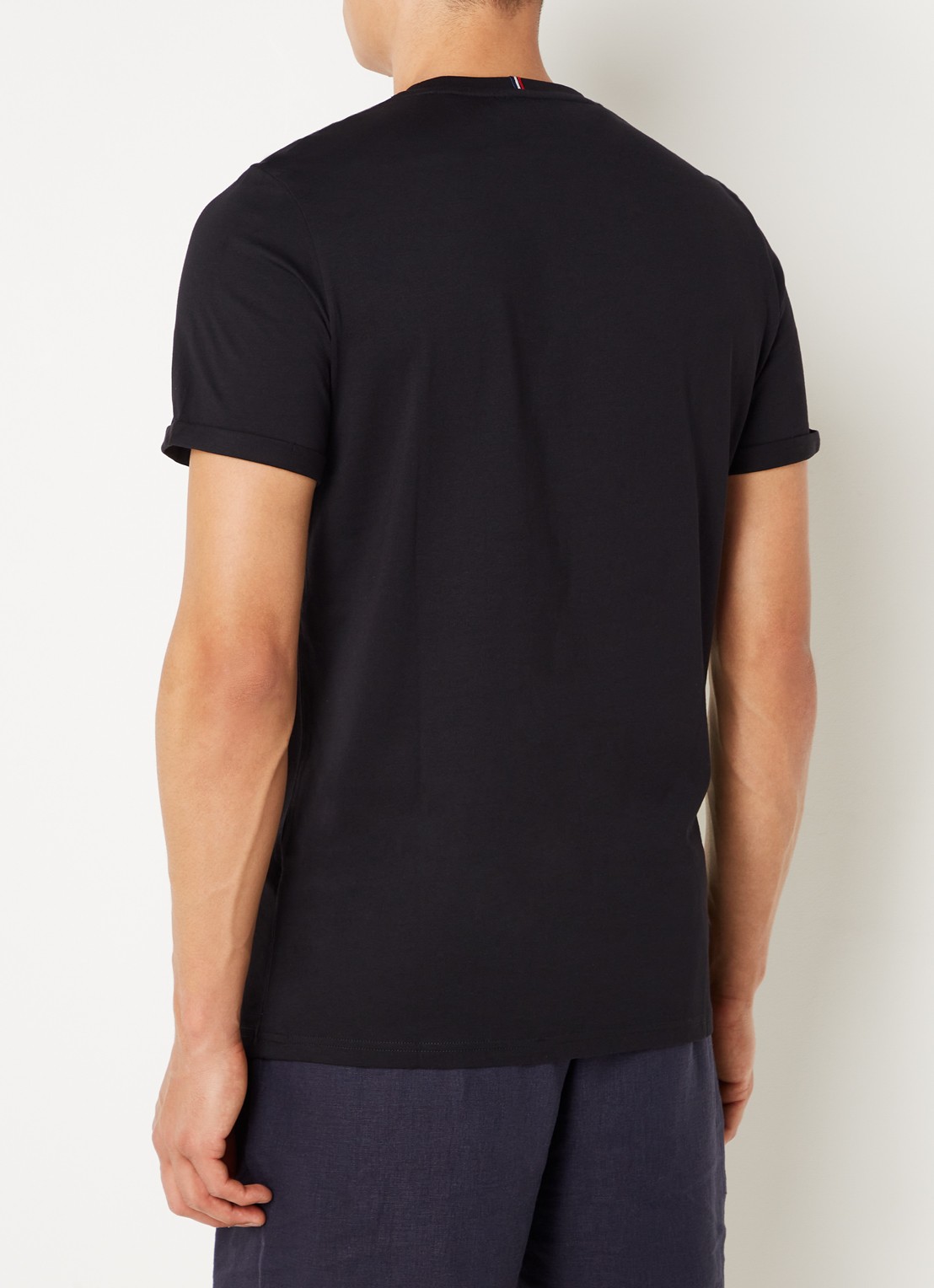 Les Deux Lens T-shirt met logo - achterkant 4 zwart