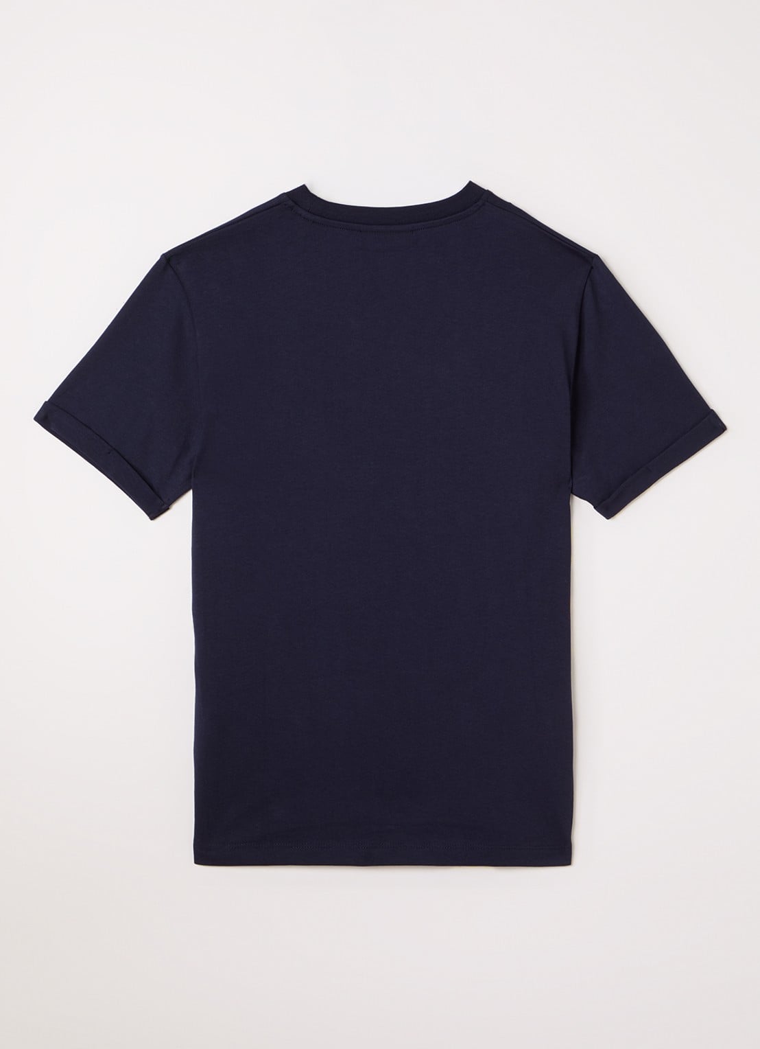 Les Deux Norregaard T-shirt met logoborduring - voorkant 2 donkerblauw