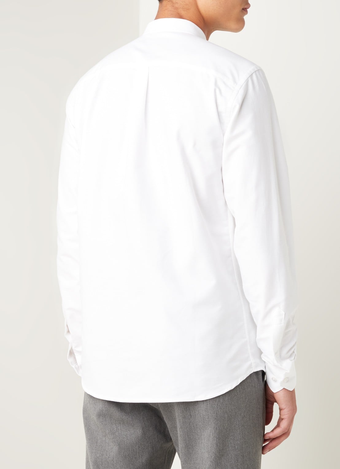 Les Deux Oxford regular fit button down-overhemd  - achterkant 4 wit