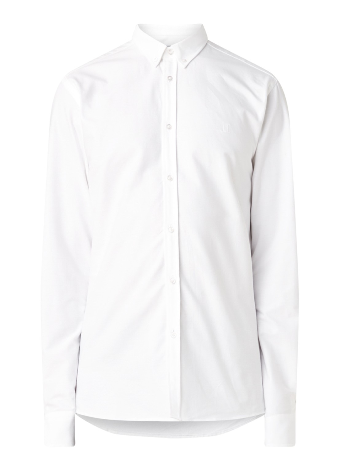 Les Deux Oxford regular fit button down-overhemd  - voorkant wit