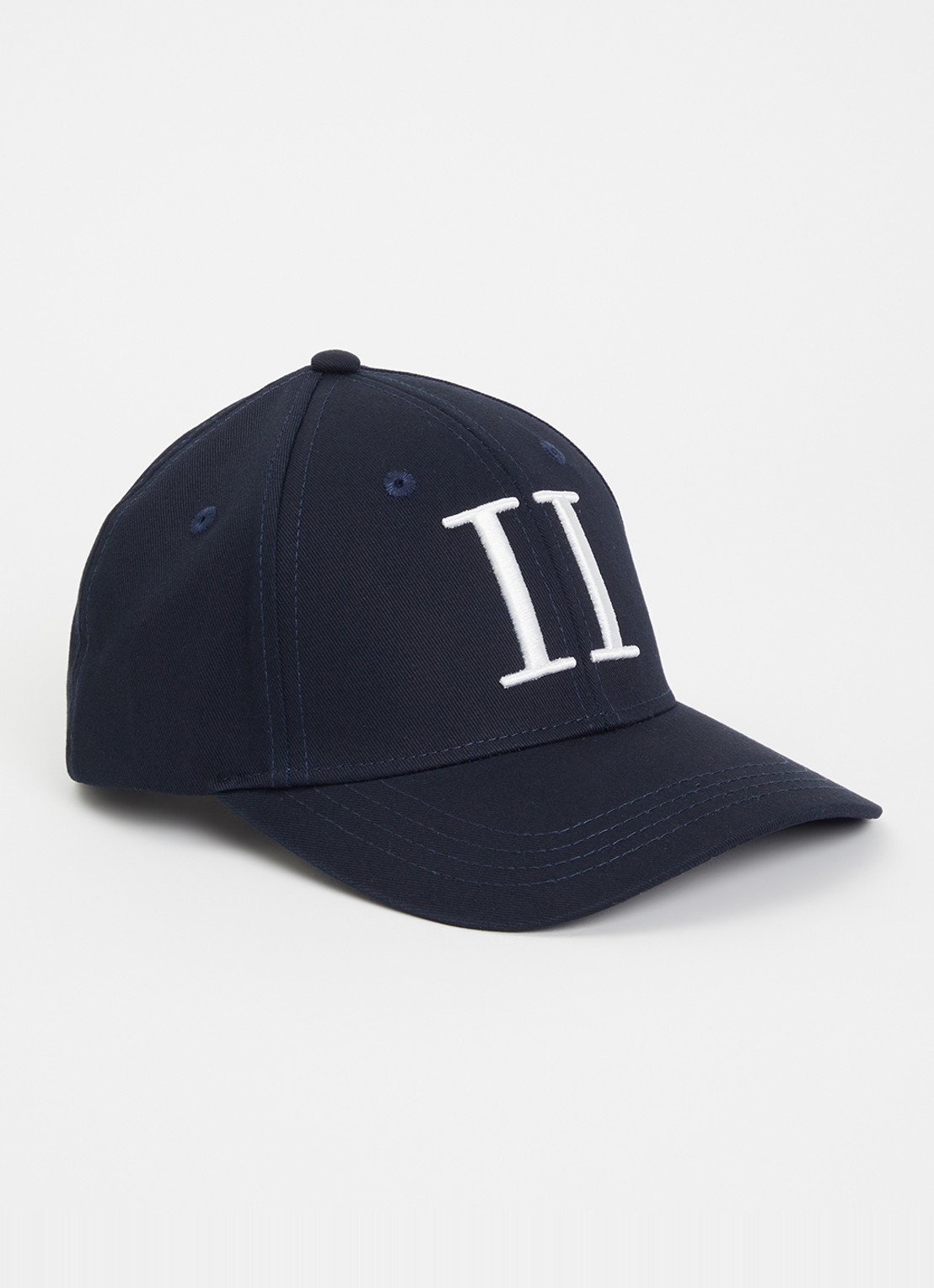 Les Deux Pet met logoborduring  - voorkant donkerblauw