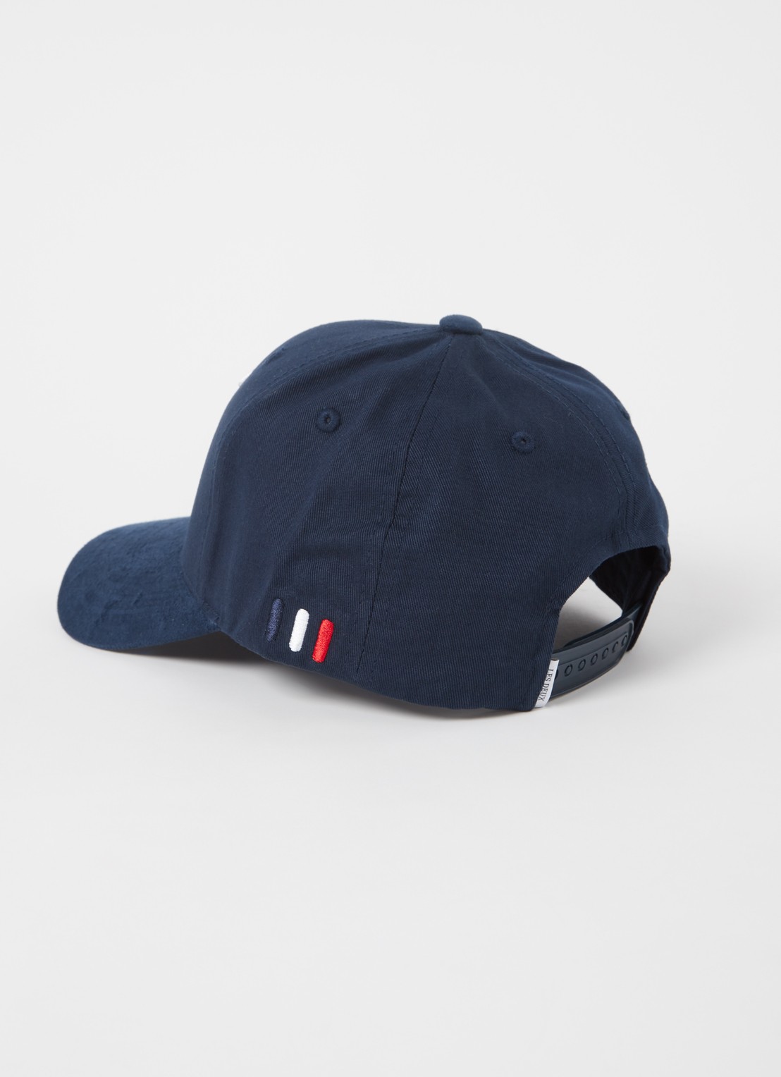 Les Deux Pet met suède detail en logoborduring - detail donkerblauw