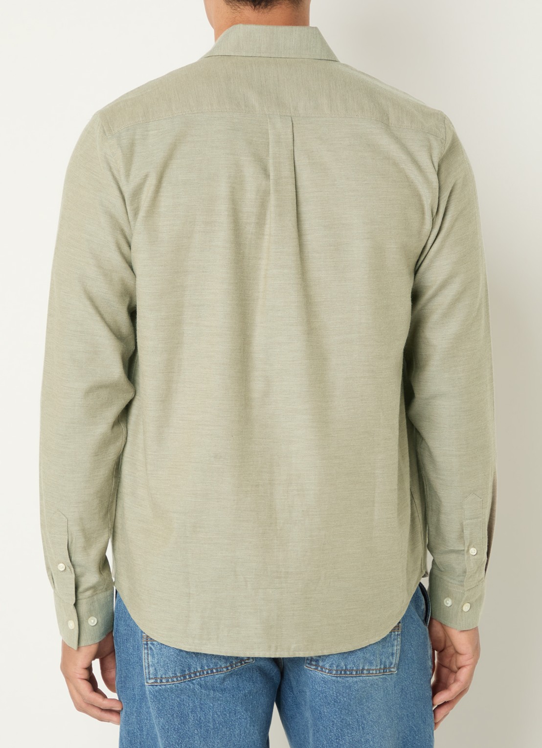 Les Deux Regular fit overhemd met kraag - achterkant 2 beige
