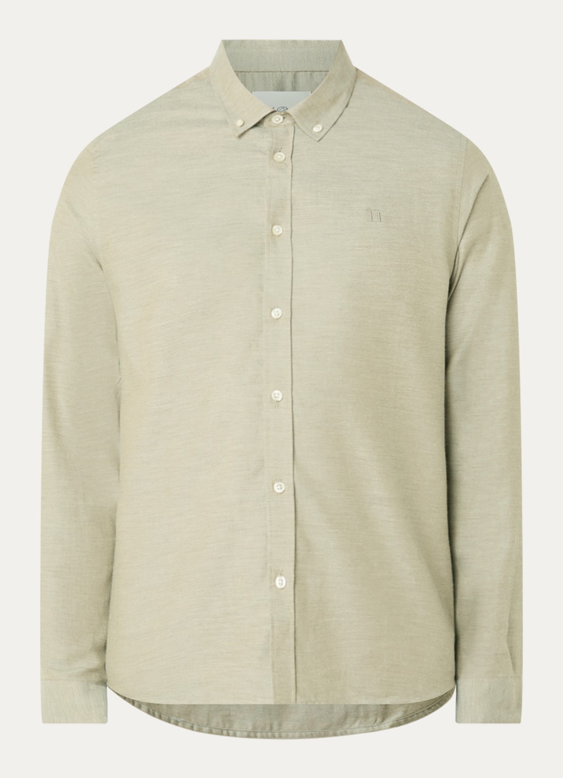 Les Deux Regular fit overhemd met kraag - voorkant 3 beige