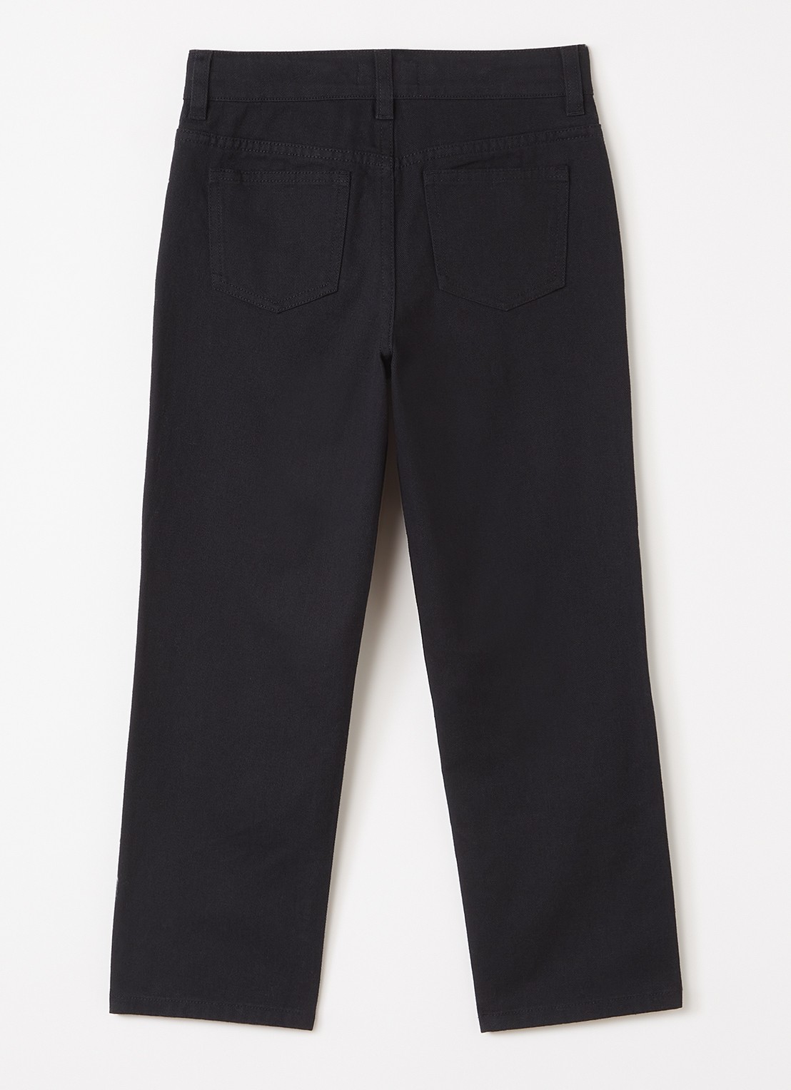 Les Deux Slim fit chino met steekzakken - voorkant 2 zwart