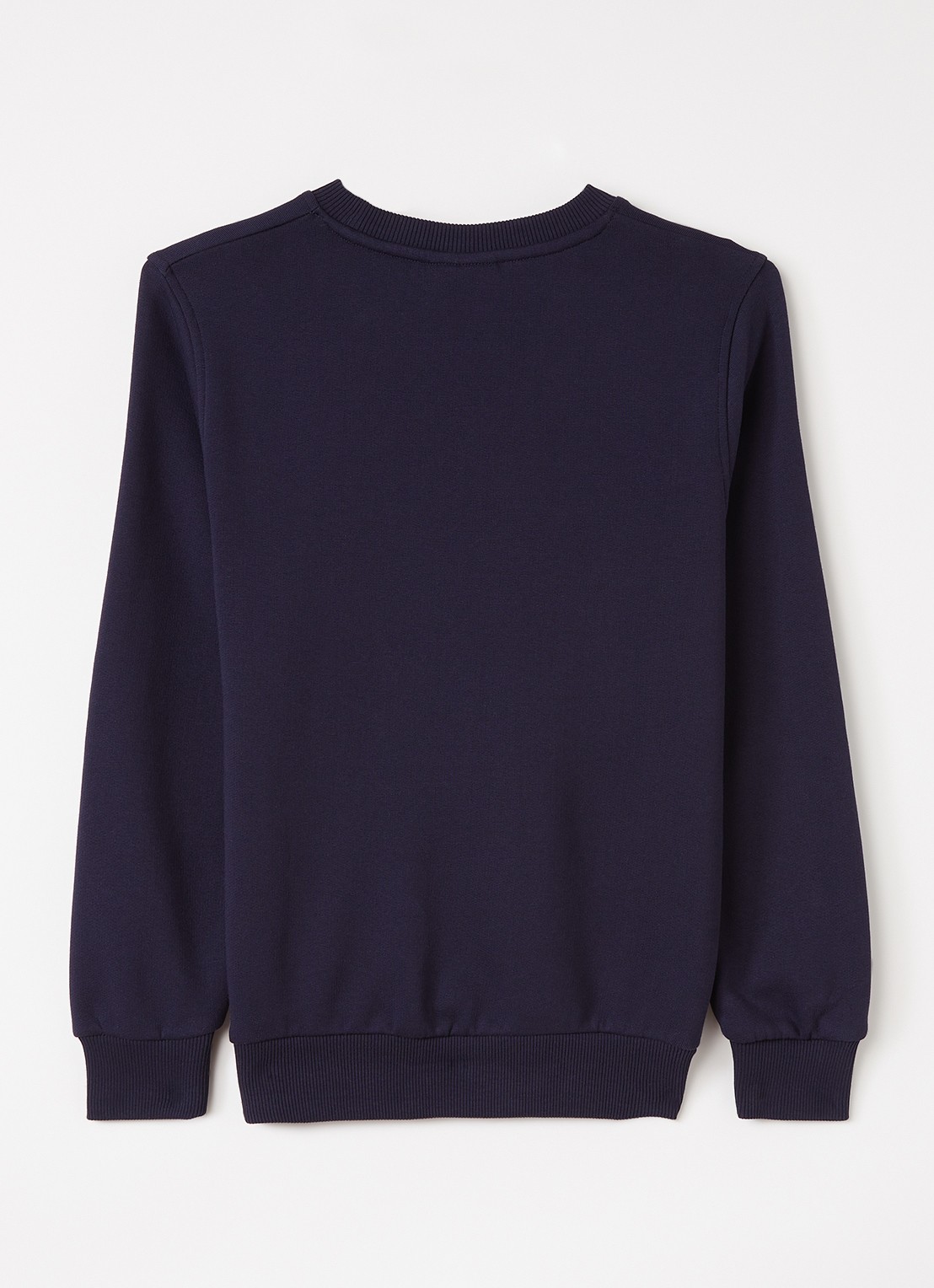 Les Deux Sweater met logo - voorkant 3 donkerblauw