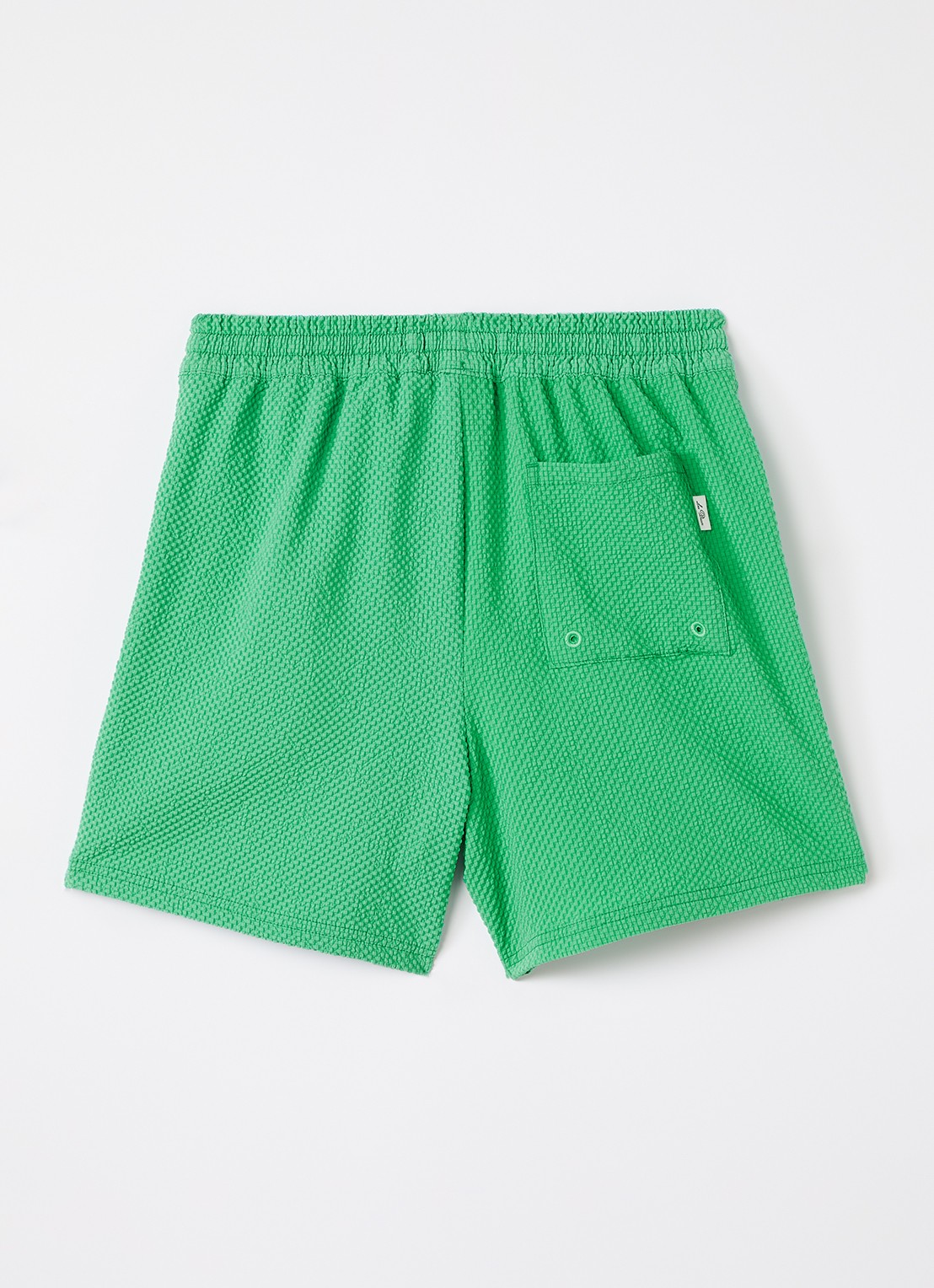 Les Deux Zwemshorts met logo - voorkant 3 lichtgroen