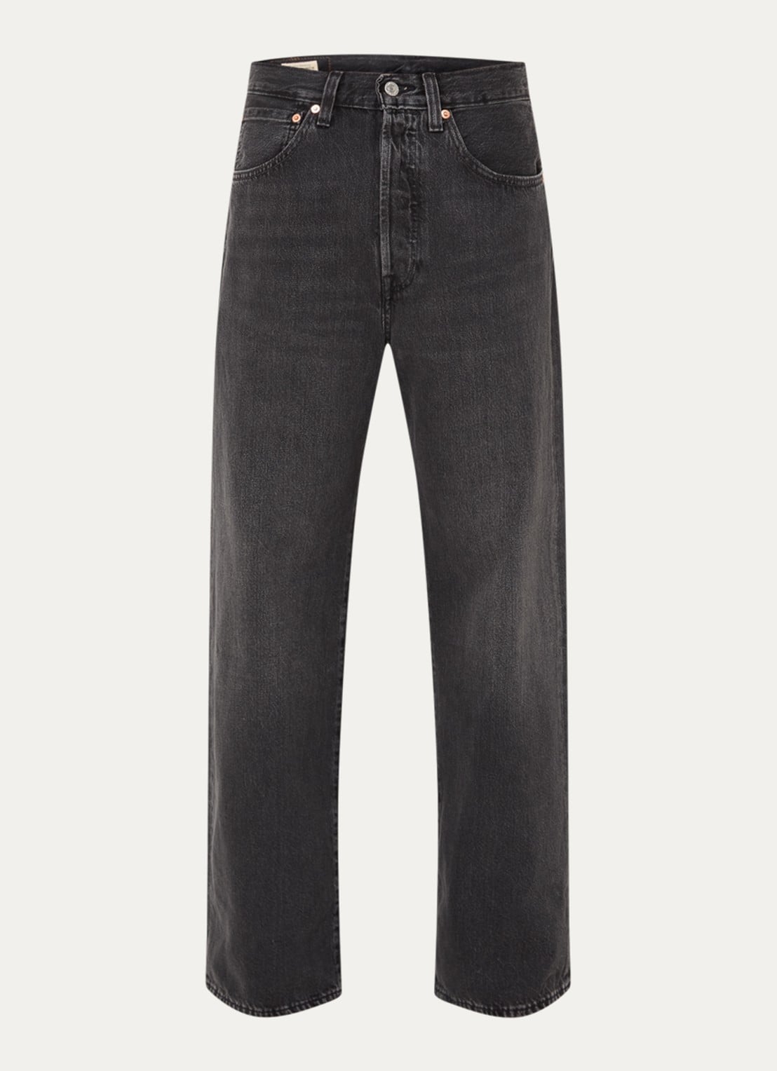Levi's 501 loose fit jeans met gekleurde wassing - voorkant 2 zwart