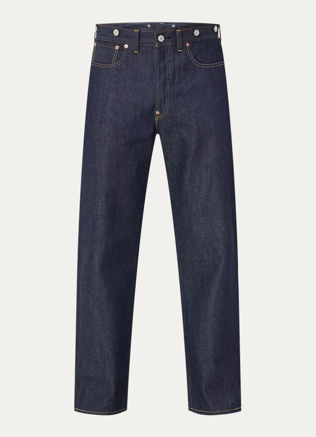Levi's 501 straight leg jeans met donkere wassing - voorkant 4 indigo