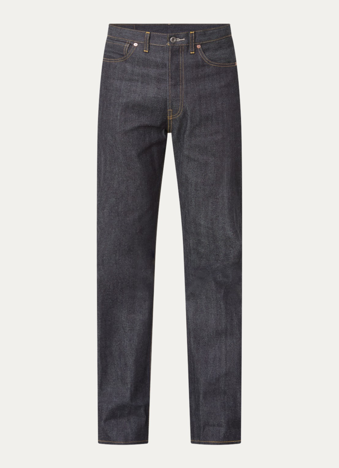 Levi's 501 straight leg jeans met donkere wassing - voorkant 4 indigo