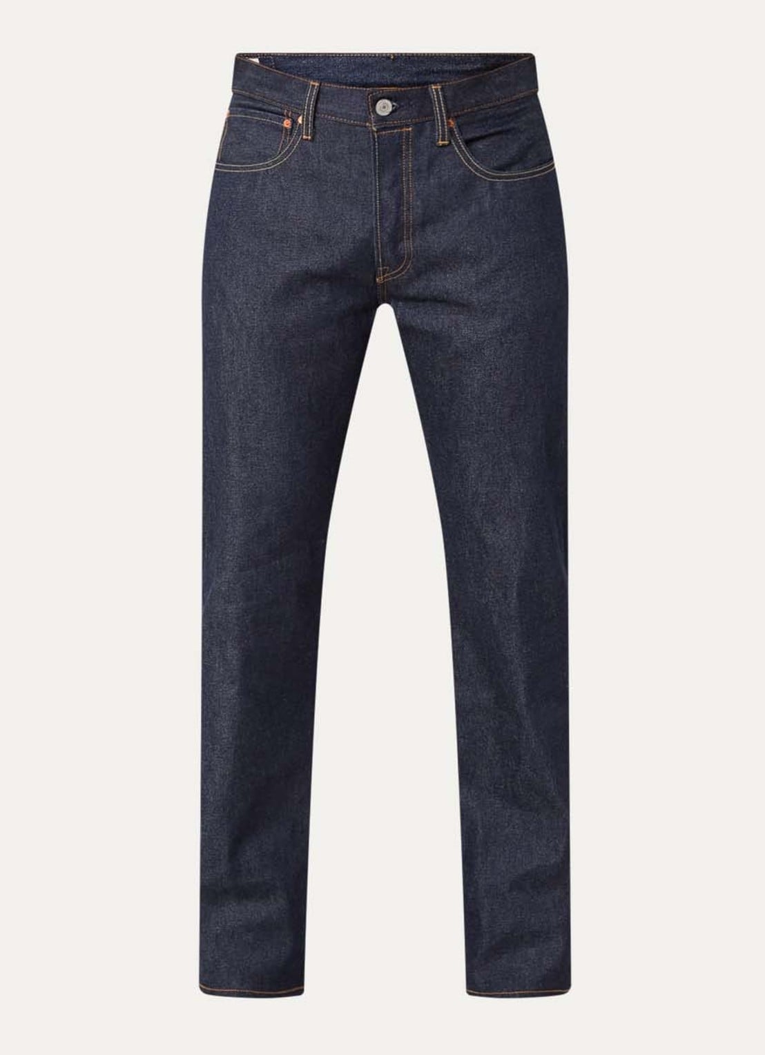 Levi's 501 straight leg jeans met donkere wassing - voorkant 3 indigo