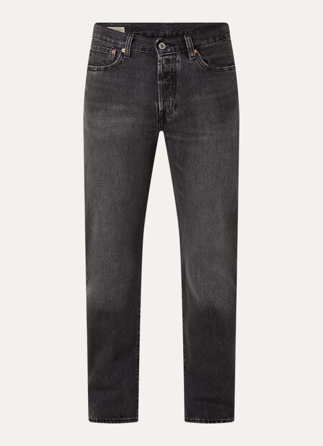 Levi's 501 straight leg jeans met gekleurde wassing - voorkant 2 donkergrijs