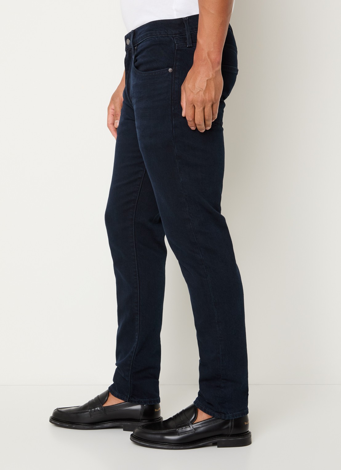 Levi's 502 Slim fit jeans met donkere wassing en steekzakken - detail 4 indigo