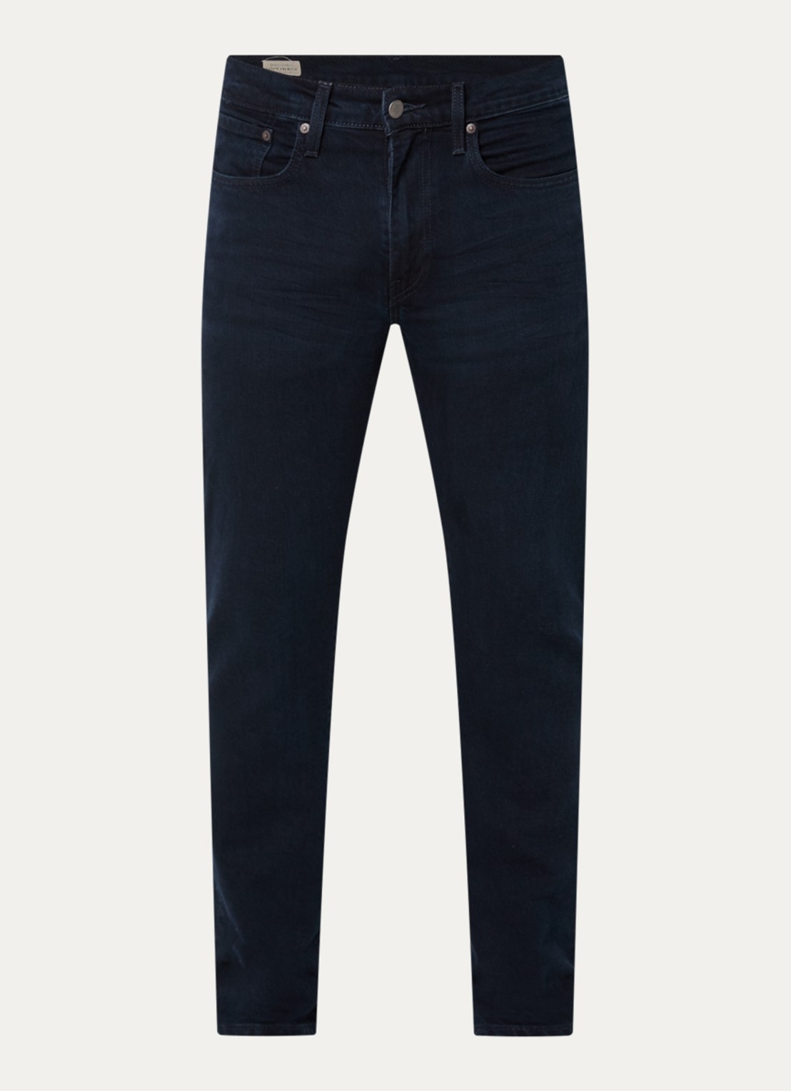 Levi's 502 Slim fit jeans met donkere wassing en steekzakken - voorkant indigo