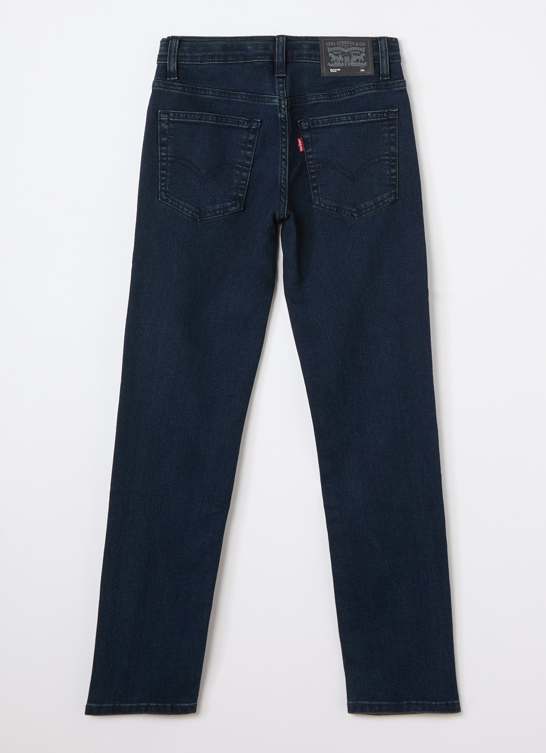 Levi's 502 tapered jeans met donkere wassing - voorkant 2 indigo