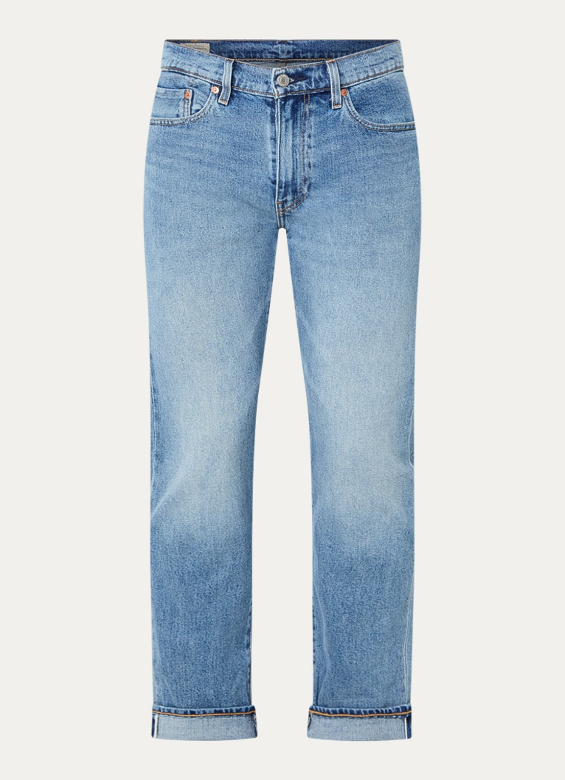 Levi's 502 tapered jeans  met medium wassing - voorkant 4 indigo