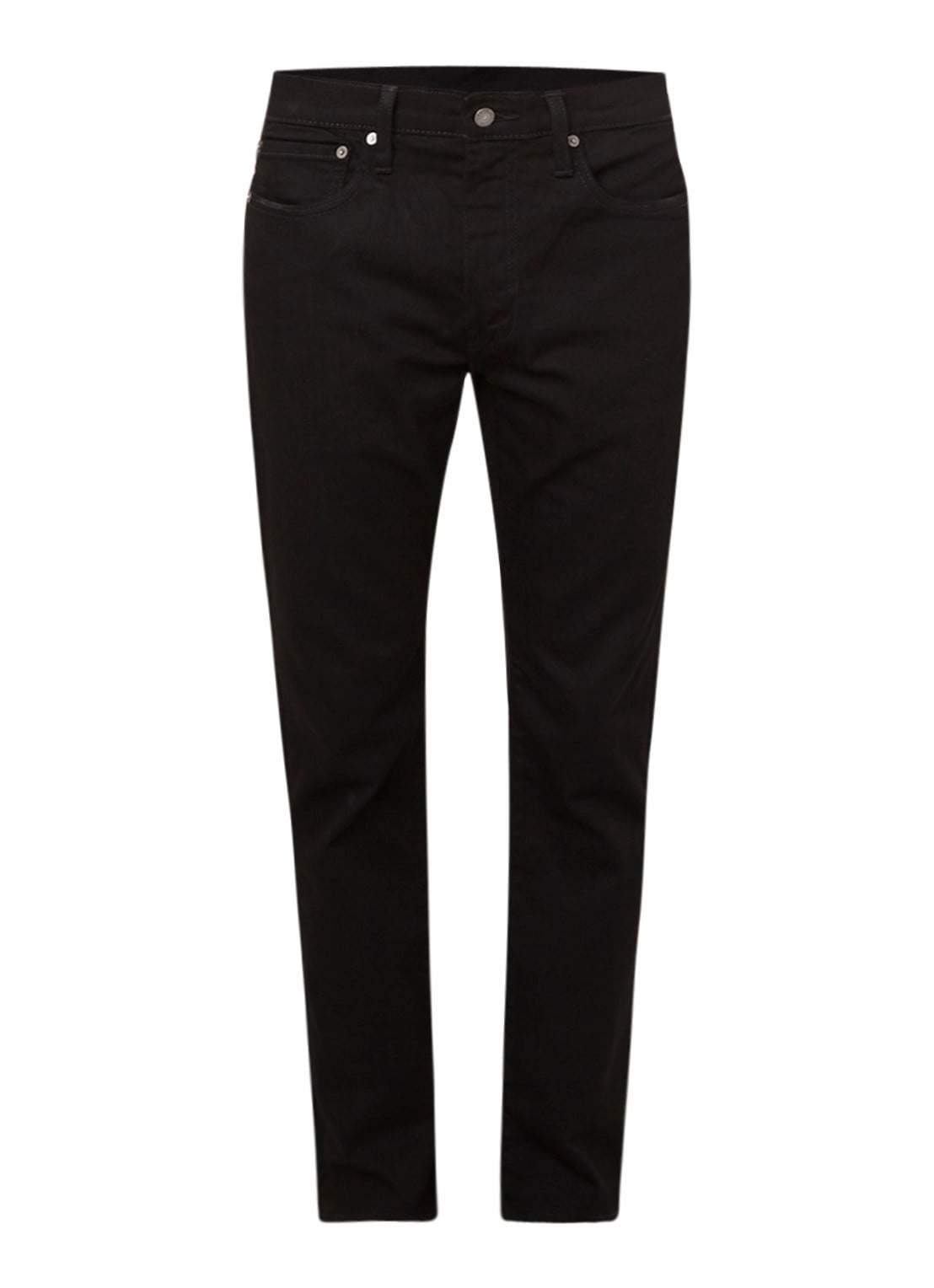 Levi's 502 tapered jeans met stretch - voorkant 2 zwart